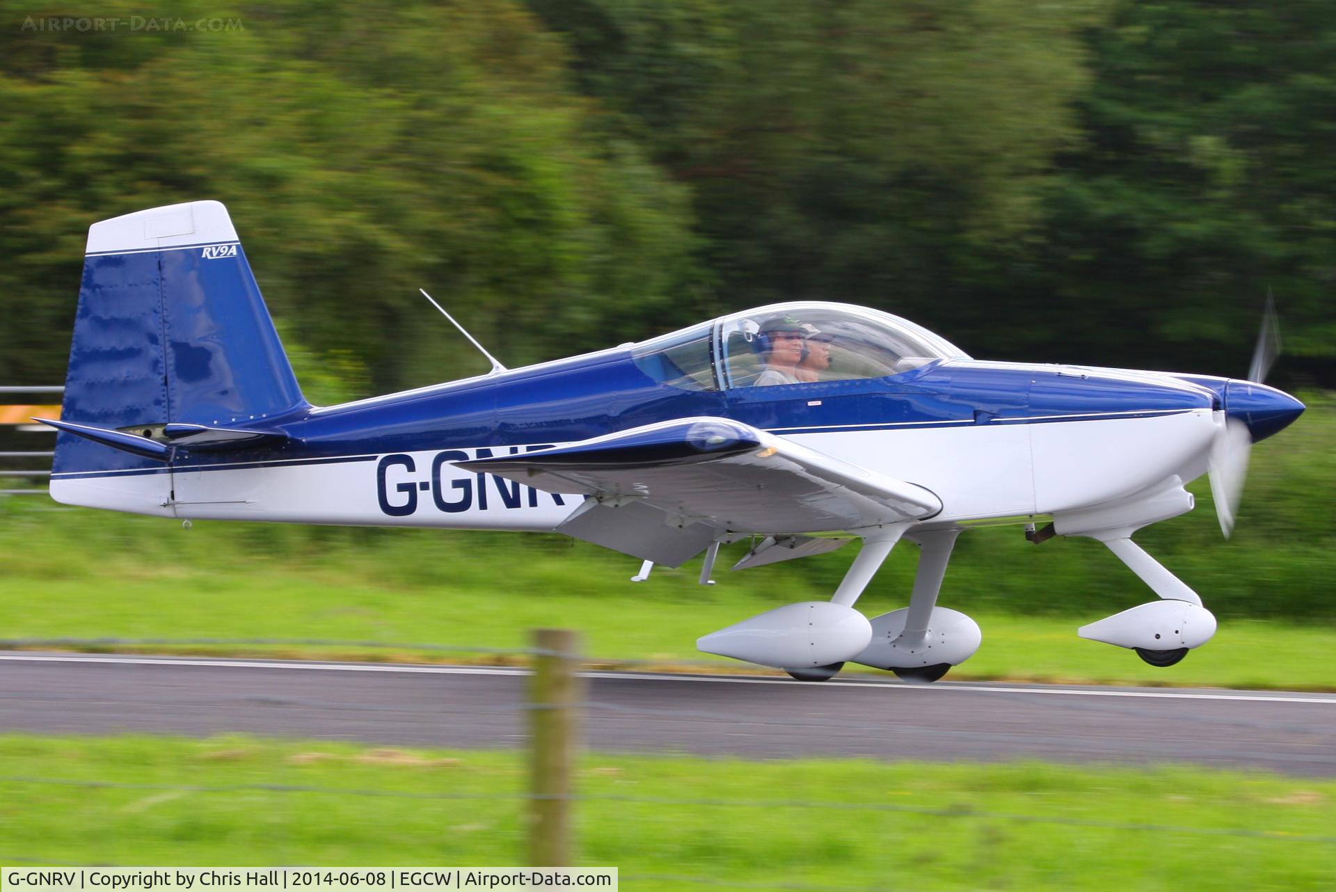 G-GNRV, 2005 Vans RV-9A C/N PFA 320-14344, visitor at Welshpool
