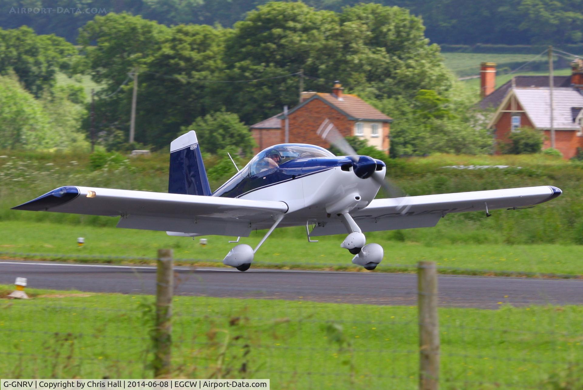 G-GNRV, 2005 Vans RV-9A C/N PFA 320-14344, visitor at Welshpool