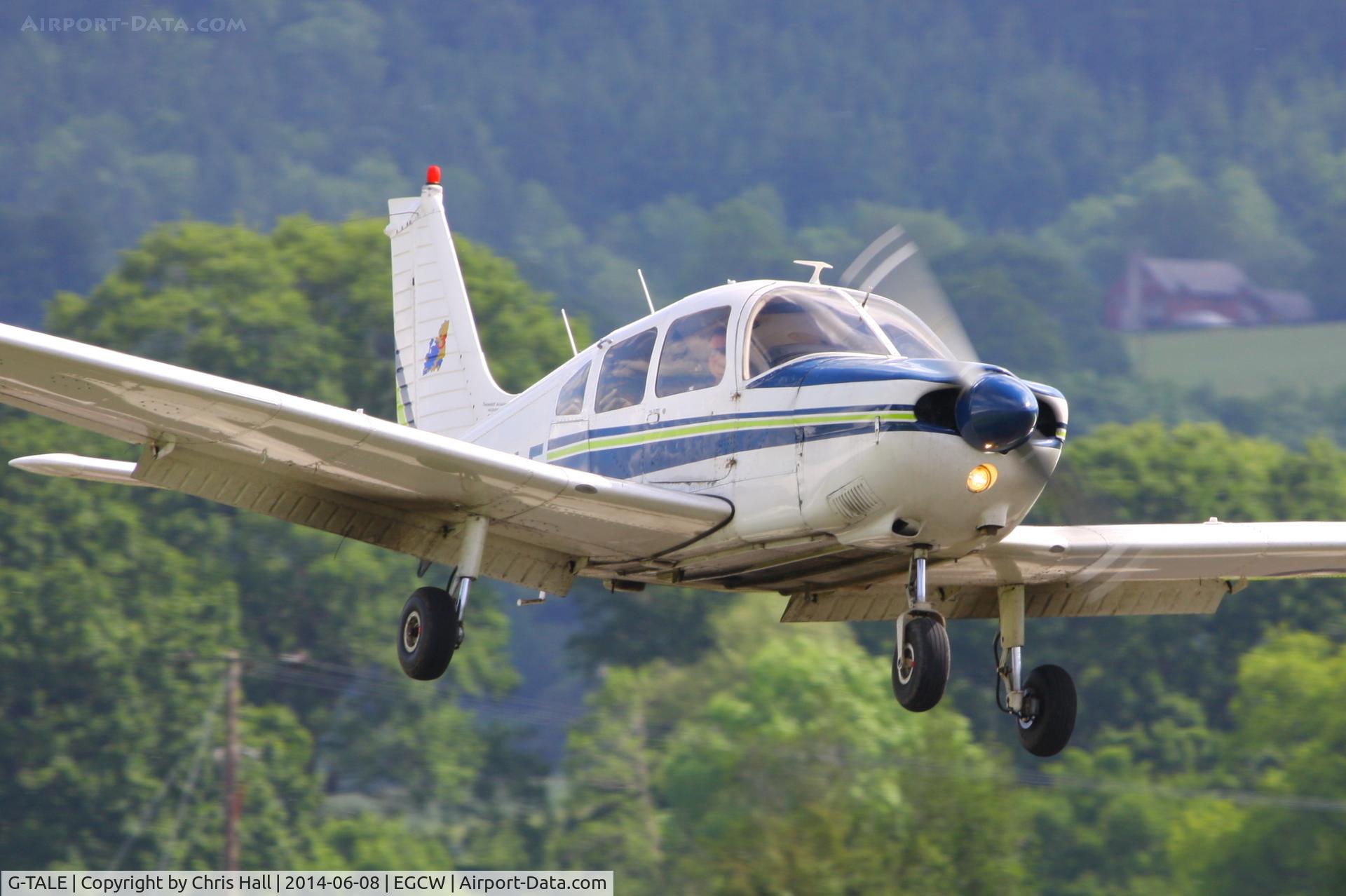 G-TALE, 1981 Piper PA-28-181 Cherokee Archer II C/N 28-8290048, visitor at Welshpool