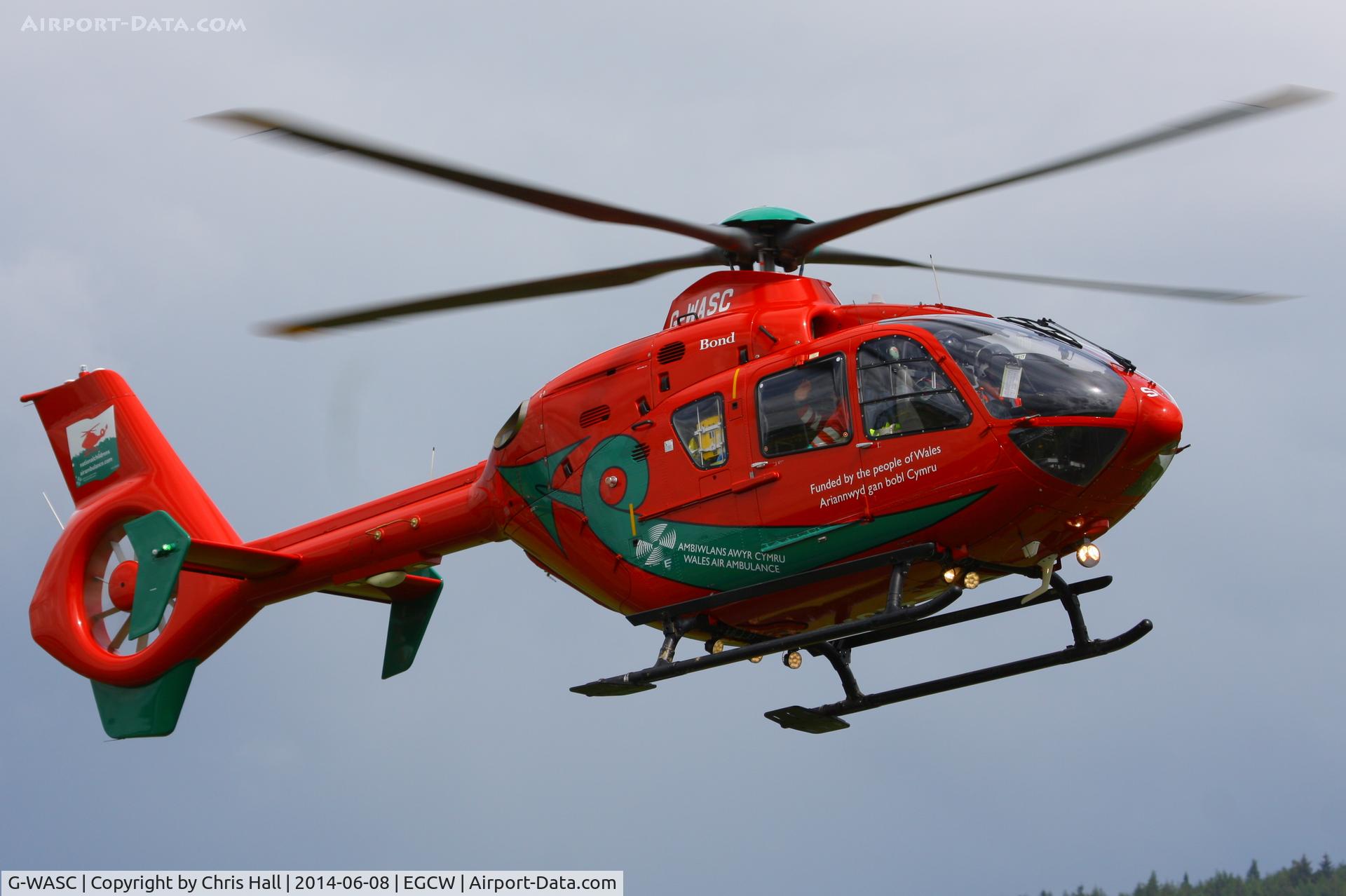 G-WASC, 2012 Eurocopter EC-135T-2+ C/N 1074, Wales Air Ambulance