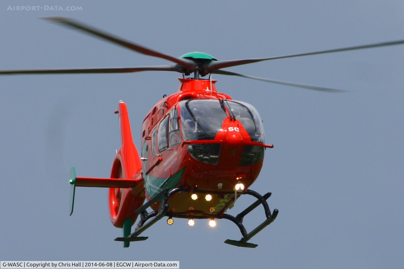 G-WASC, 2012 Eurocopter EC-135T-2+ C/N 1074, Wales Air Ambulance