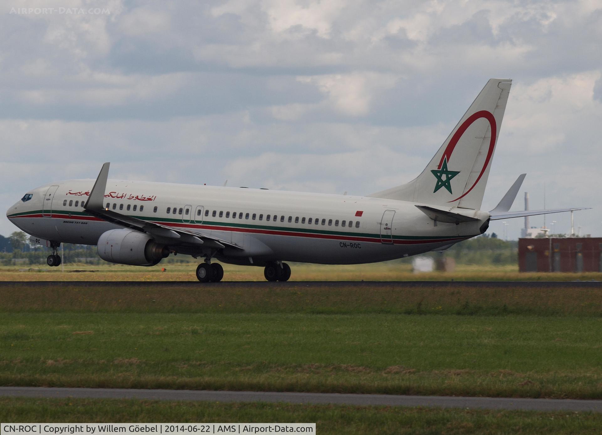 CN-ROC, 2005 Boeing 737-8B6 C/N 33061, Take off from runway 36L of Schiphol Airport