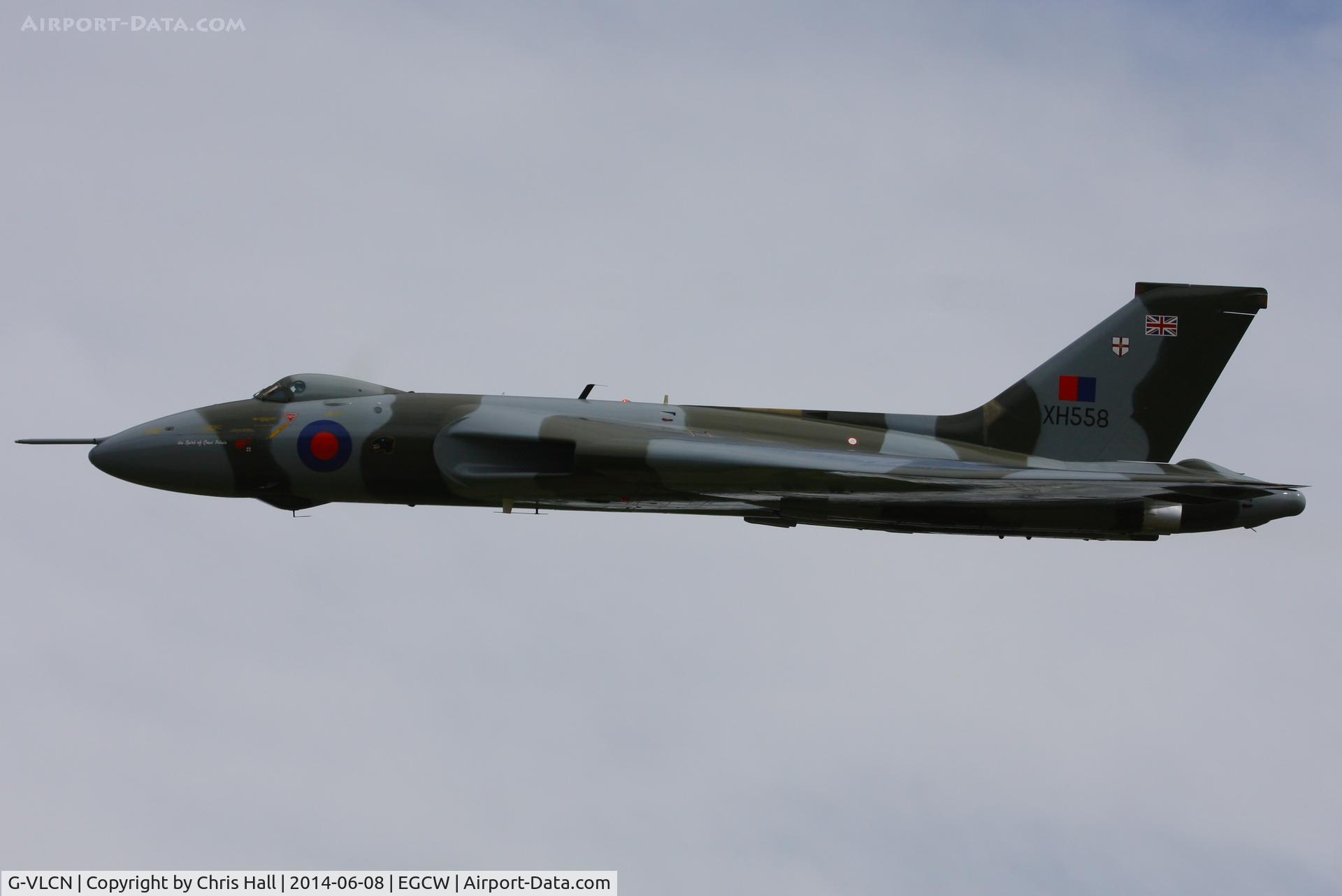G-VLCN, 1960 Avro Vulcan B.2 C/N Set 12, at the Bob Jones Memorial Airshow, Welshpool