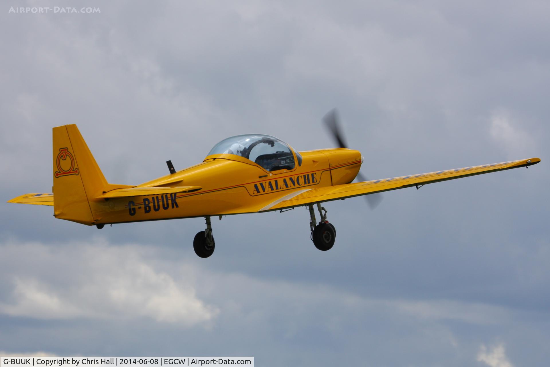 G-BUUK, 1993 Slingsby T-67M Firefly Mk2 C/N 2121, at the Bob Jones Memorial Airshow, Welshpool