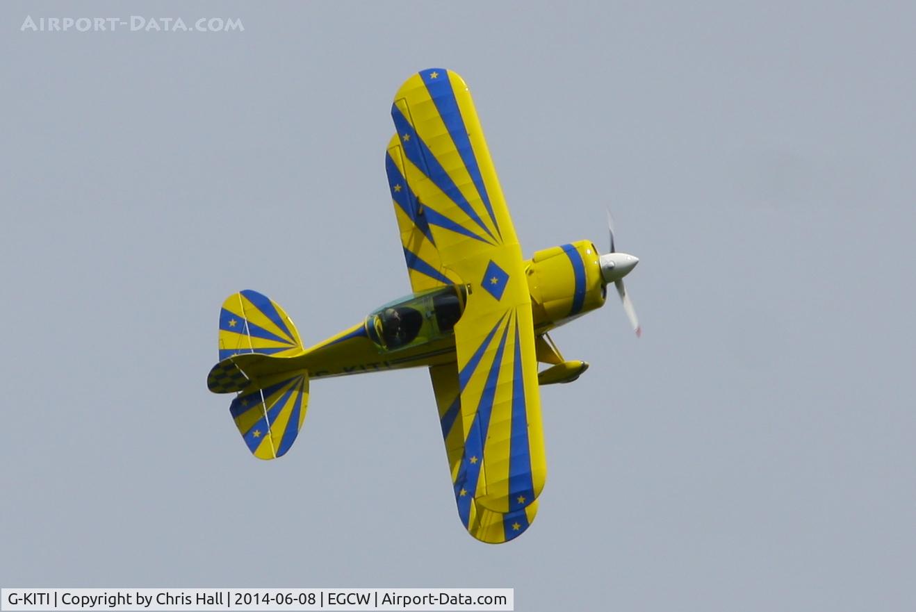 G-KITI, 1982 Pitts S-2E Special C/N 002, at the Bob Jones Memorial Airshow, Welshpool