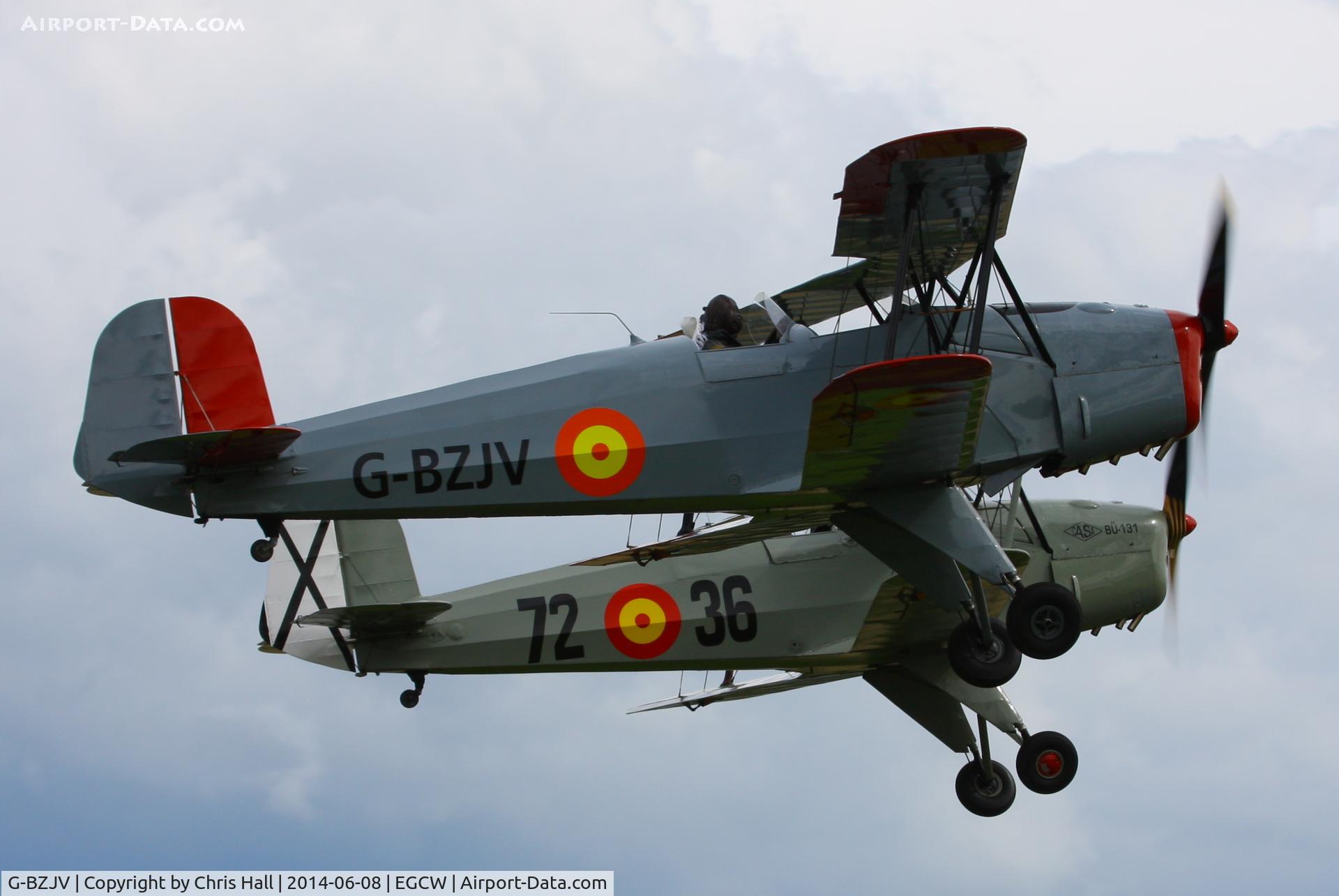 G-BZJV, 1957 CASA 1-131E Srs 1000 C/N 1075, at the Bob Jones Memorial Airshow, Welshpool