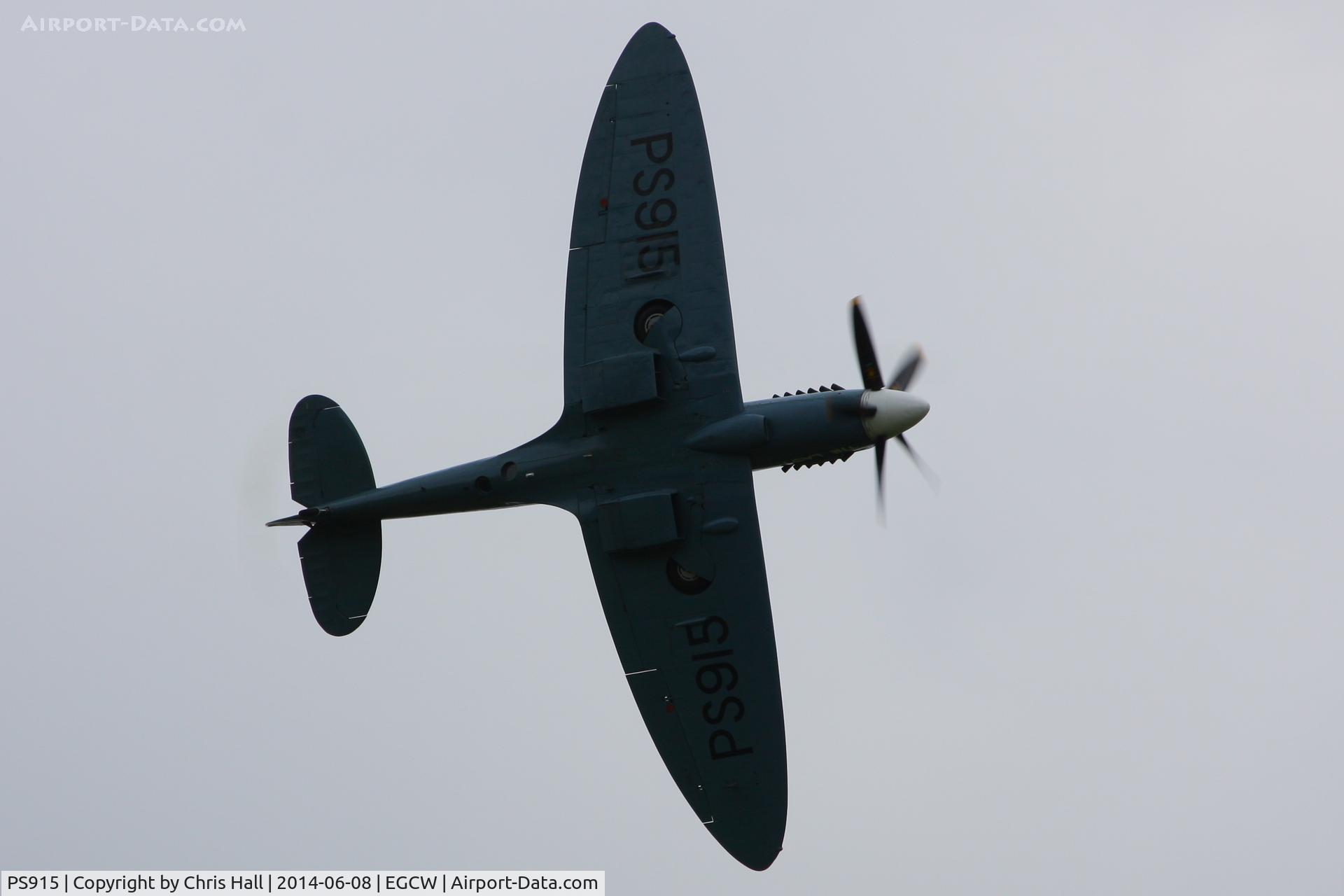 PS915, 1945 Supermarine 389 Spitfire PR.XIX C/N 6S/585121, at the Bob Jones Memorial Airshow, Welshpool