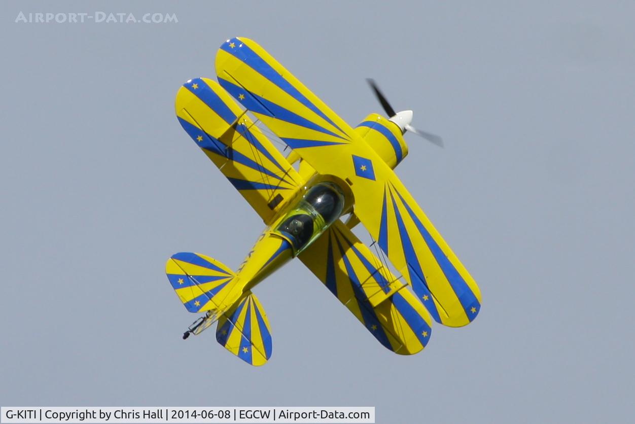 G-KITI, 1982 Pitts S-2E Special C/N 002, at the Bob Jones Memorial Airshow, Welshpool
