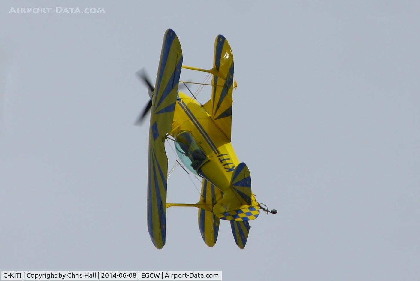 G-KITI, 1982 Pitts S-2E Special C/N 002, at the Bob Jones Memorial Airshow, Welshpool