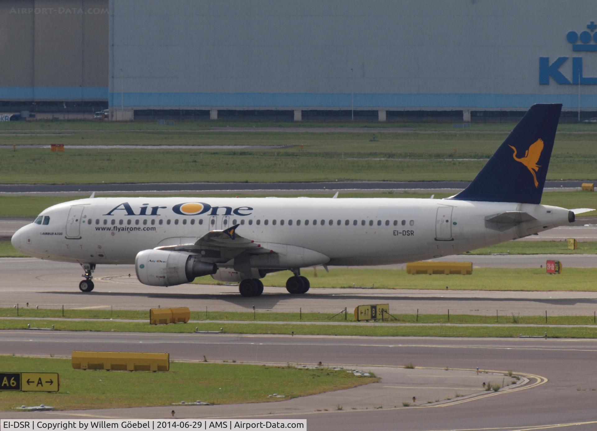 EI-DSR, 2008 Airbus A320-216 C/N 3502, Taxi to runway for take  off from Schiphol Airport