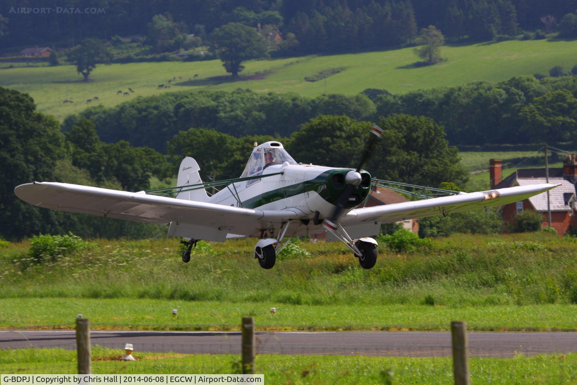 G-BDPJ, 1965 Piper PA-25-235 Pawnee C/N 25-3665, at the Bob Jones Memorial Airshow, Welshpool
