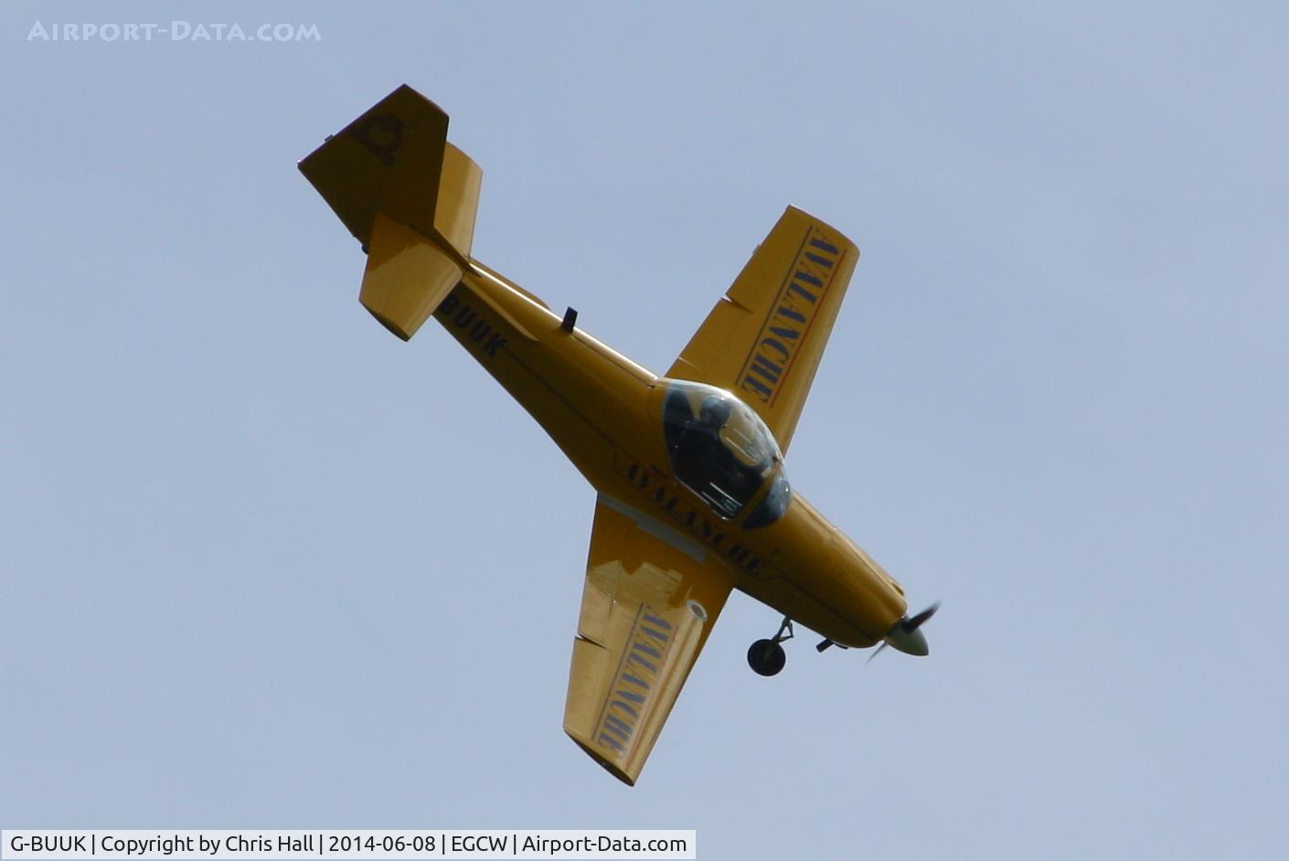 G-BUUK, 1993 Slingsby T-67M Firefly Mk2 C/N 2121, at the Bob Jones Memorial Airshow, Welshpool