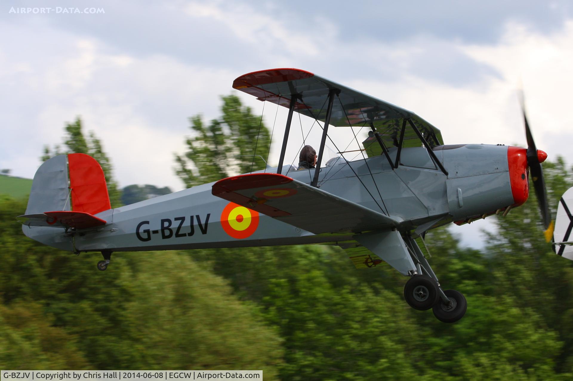 G-BZJV, 1957 CASA 1-131E Srs 1000 C/N 1075, at the Bob Jones Memorial Airshow, Welshpool