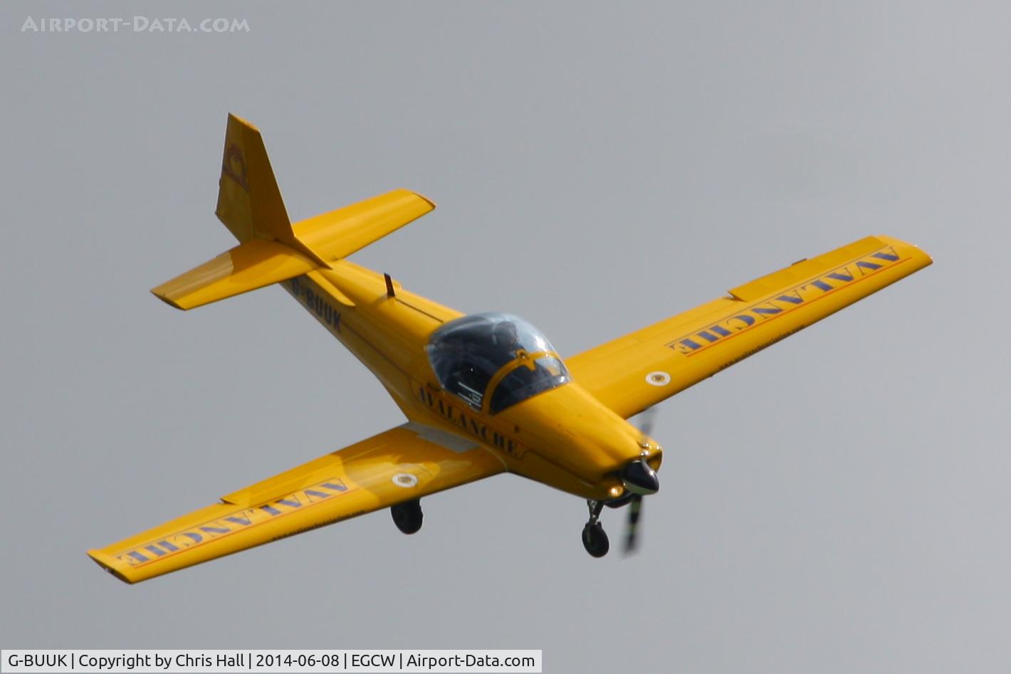 G-BUUK, 1993 Slingsby T-67M Firefly Mk2 C/N 2121, at the Bob Jones Memorial Airshow, Welshpool