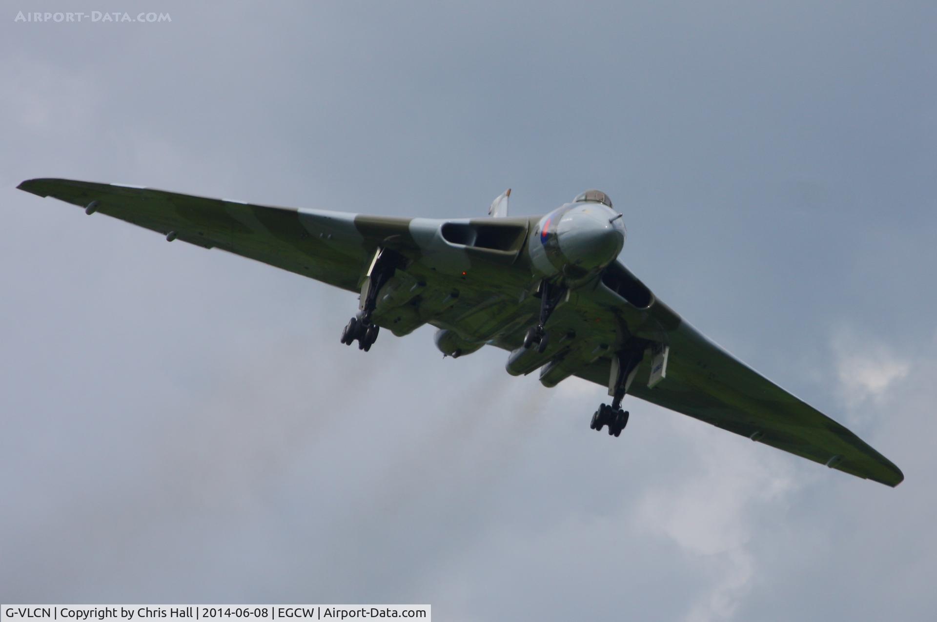 G-VLCN, 1960 Avro Vulcan B.2 C/N Set 12, at the Bob Jones Memorial Airshow, Welshpool
