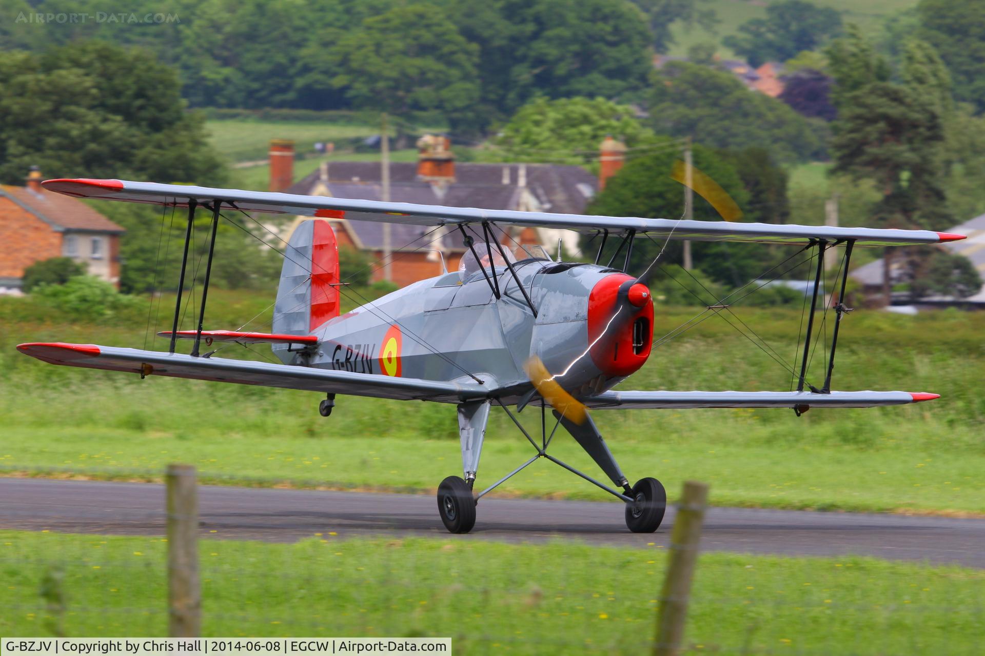 G-BZJV, 1957 CASA 1-131E Srs 1000 C/N 1075, at the Bob Jones Memorial Airshow, Welshpool