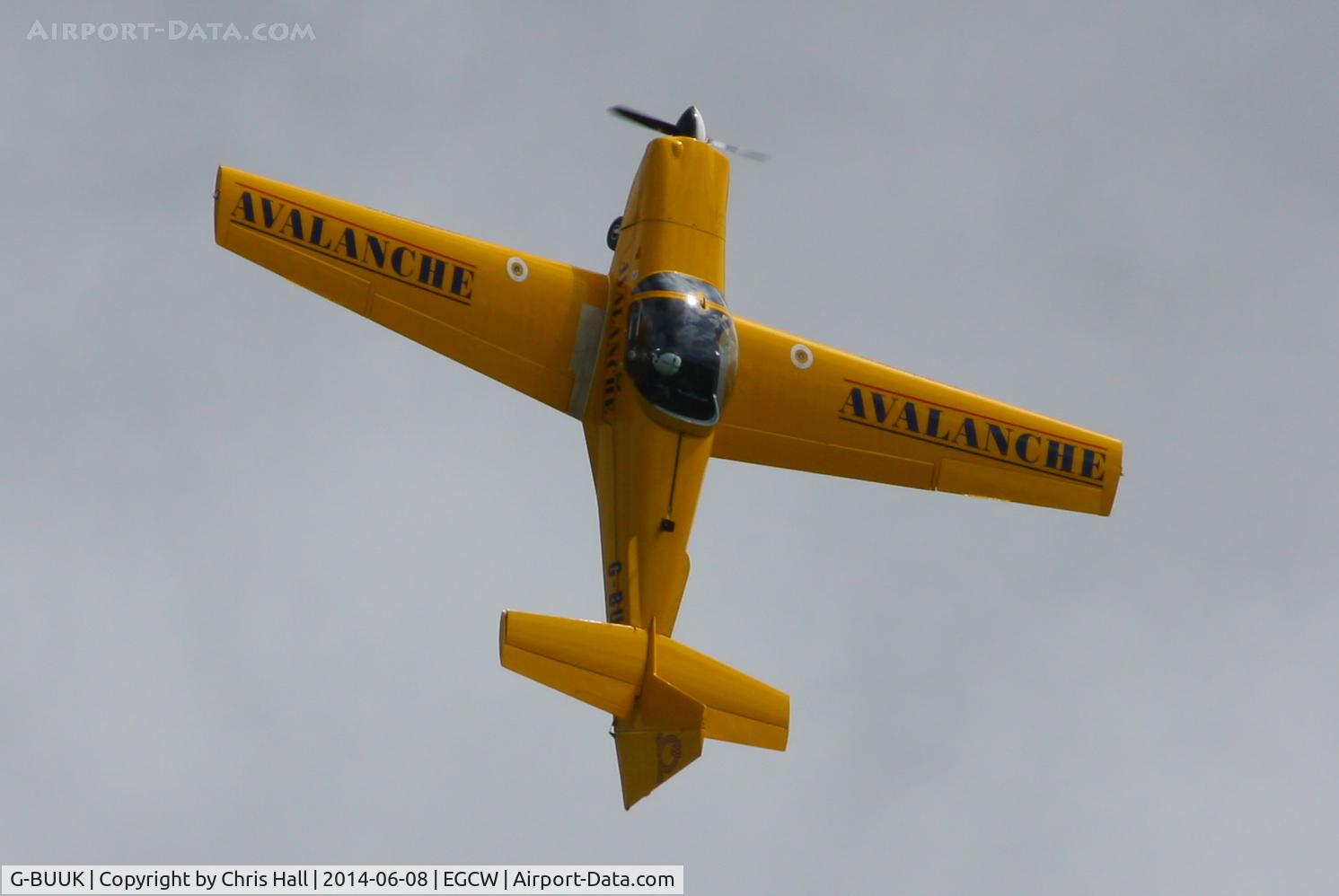 G-BUUK, 1993 Slingsby T-67M Firefly Mk2 C/N 2121, at the Bob Jones Memorial Airshow, Welshpool