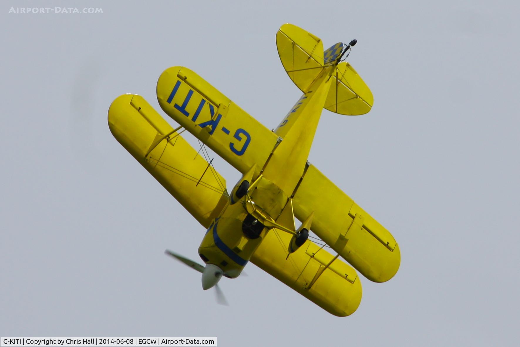 G-KITI, 1982 Pitts S-2E Special C/N 002, at the Bob Jones Memorial Airshow, Welshpool