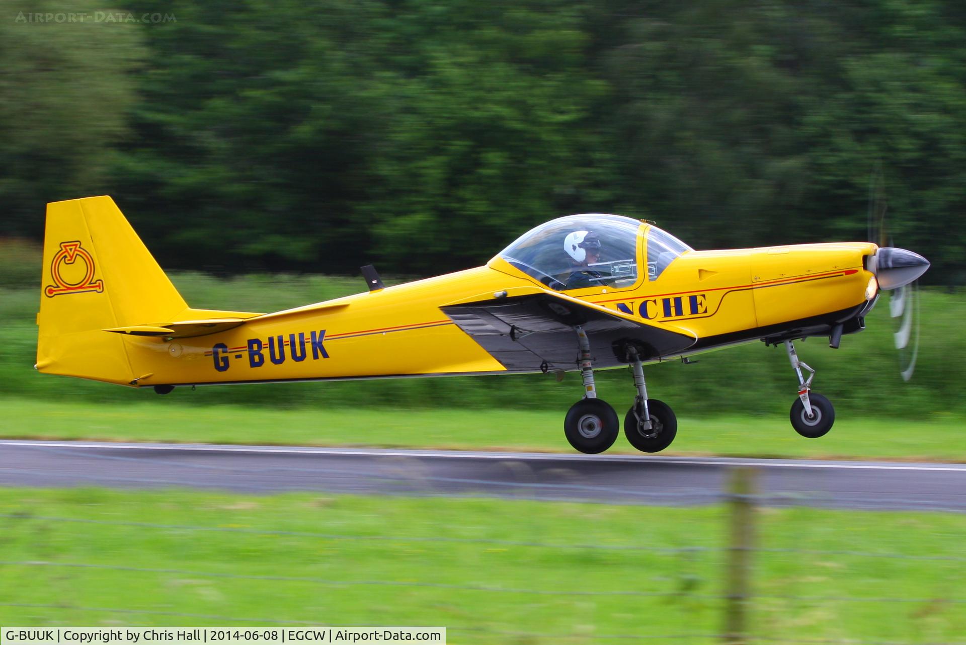 G-BUUK, 1993 Slingsby T-67M Firefly Mk2 C/N 2121, at the Bob Jones Memorial Airshow, Welshpool