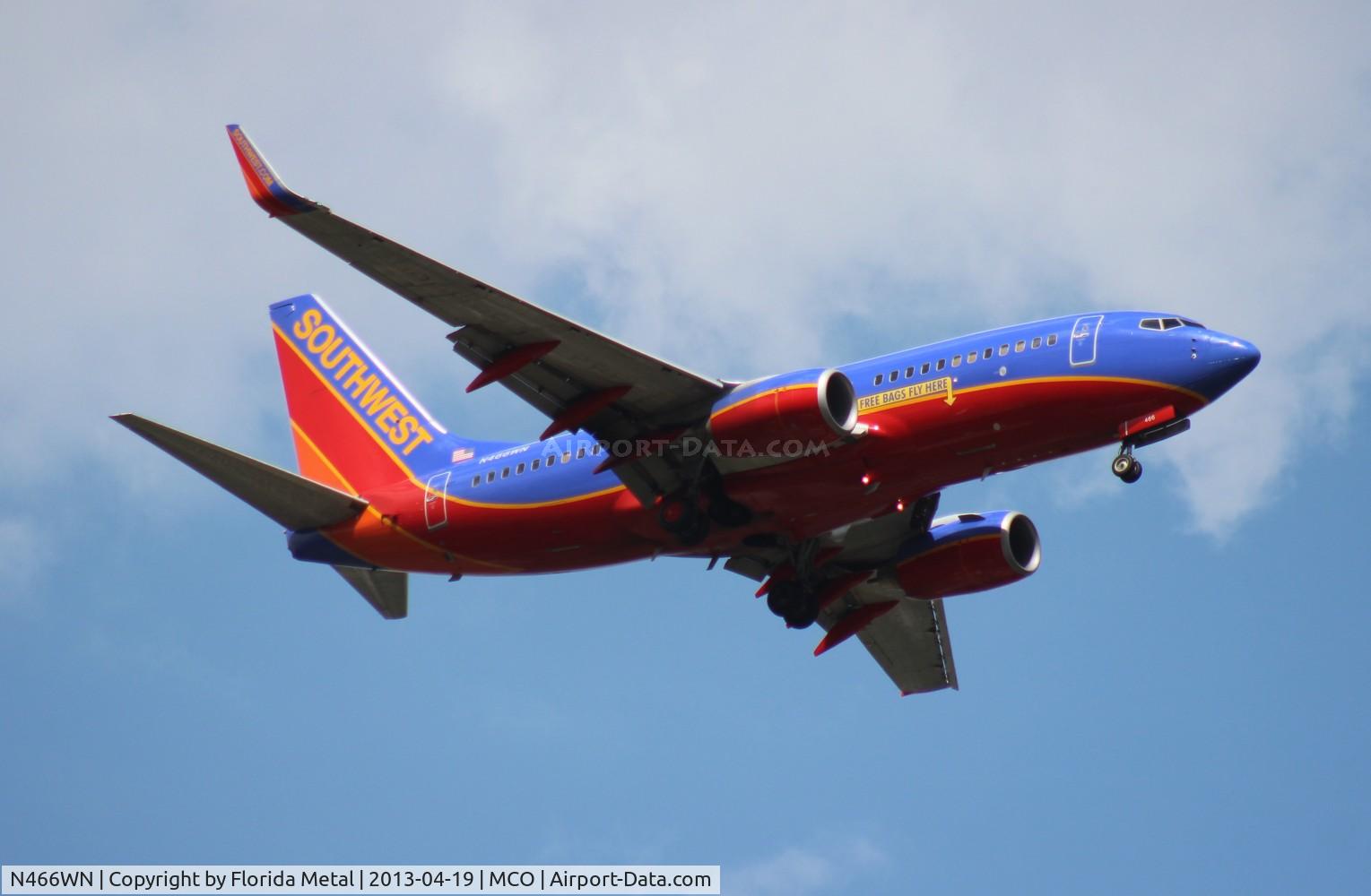 N466WN, 2004 Boeing 737-7H4 C/N 30677, Southwest 737-700