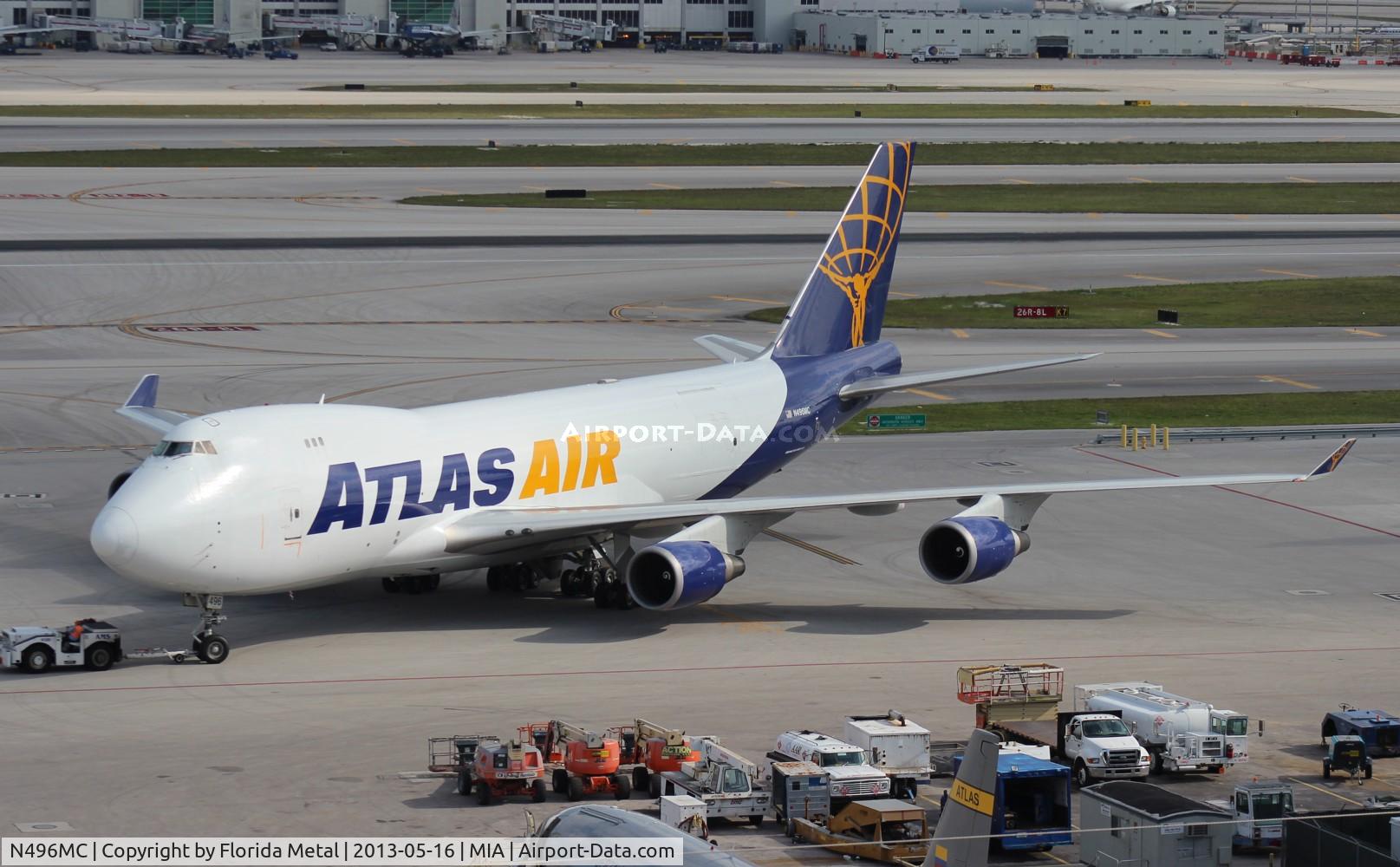 N496MC, 1999 Boeing 747-47UF C/N 29257, Atlas 747-400