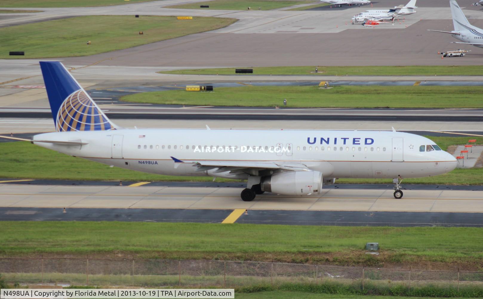 N498UA, 2002 Airbus A320-232 C/N 1865, United A320