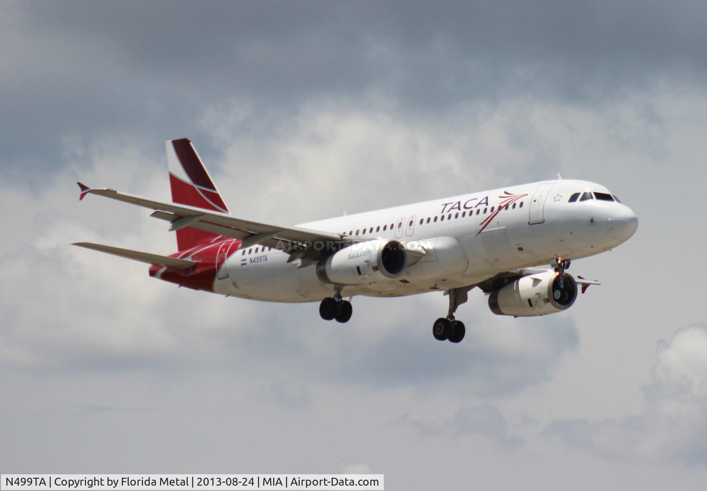 N499TA, 2008 Airbus A320-233 C/N 3510, Taca A320