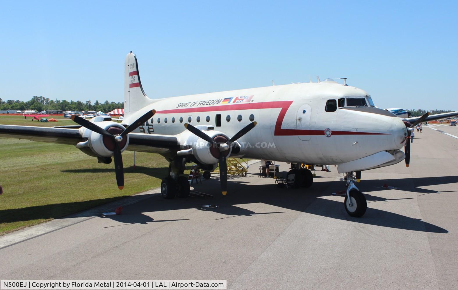 N500EJ, 1945 Douglas C-54E Skymaster (DC-4A) C/N DO316, C-54E at Sun N Fun
