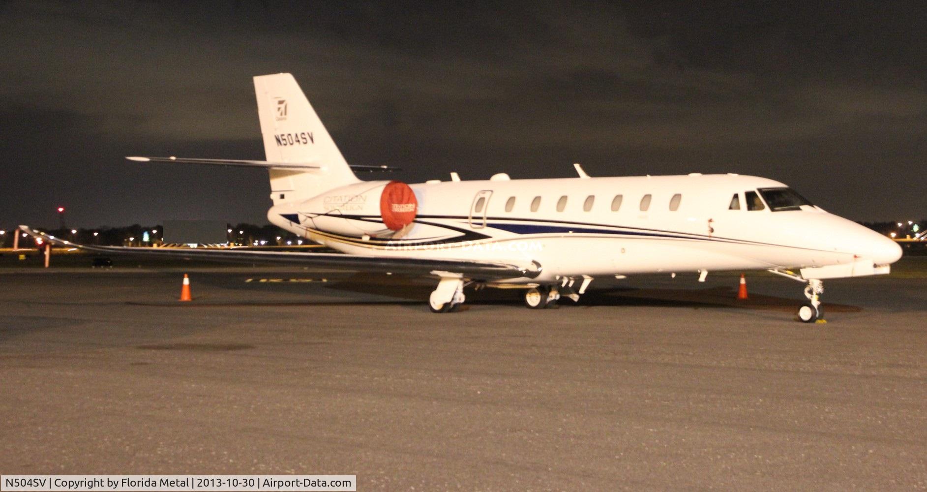 N504SV, 2013 Cessna 680 Citation Sovereign C/N 680-0504, Citation 680