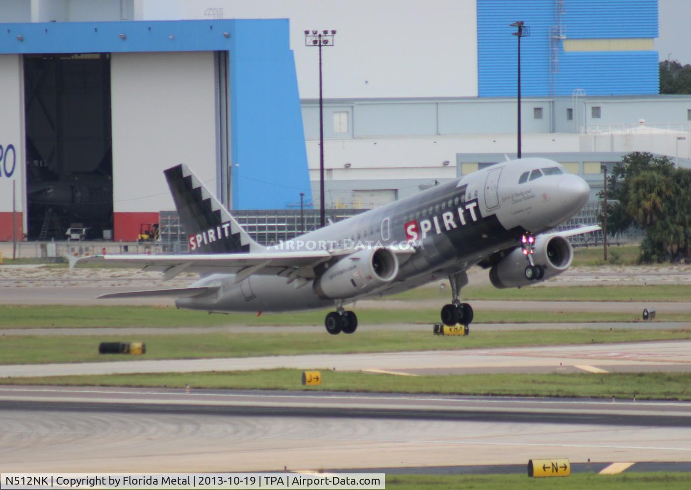 N512NK, 2006 Airbus A319-132 C/N 2673, Spirit A319