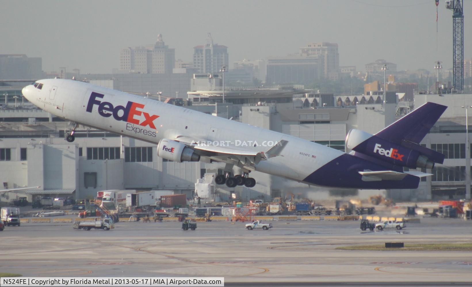 N524FE, 1993 McDonnell Douglas MD-11F C/N 48480, Fed Ex MD-11F