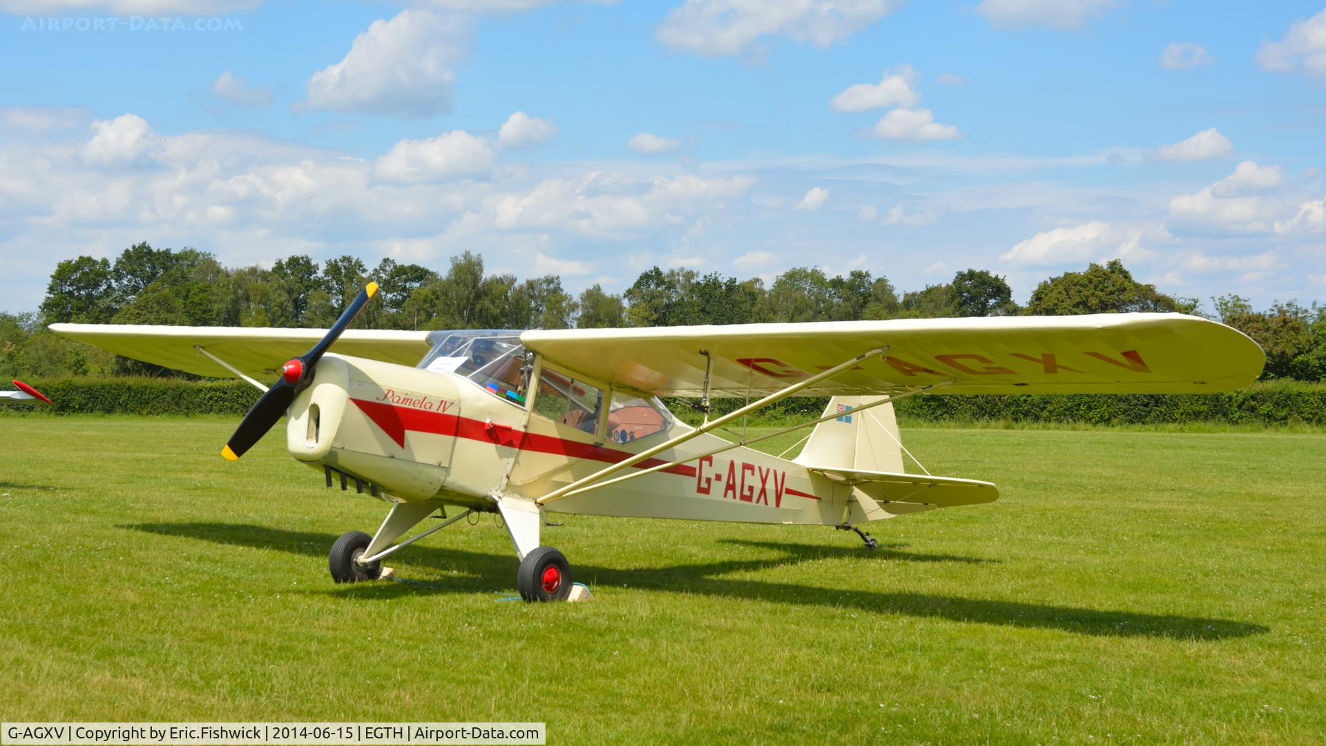 G-AGXV, 1946 Auster J-1 Autocrat C/N 1970, 3. G-AGXV at The Shuttleworth Collection Airshow - featuring LAA 'party in the park.'