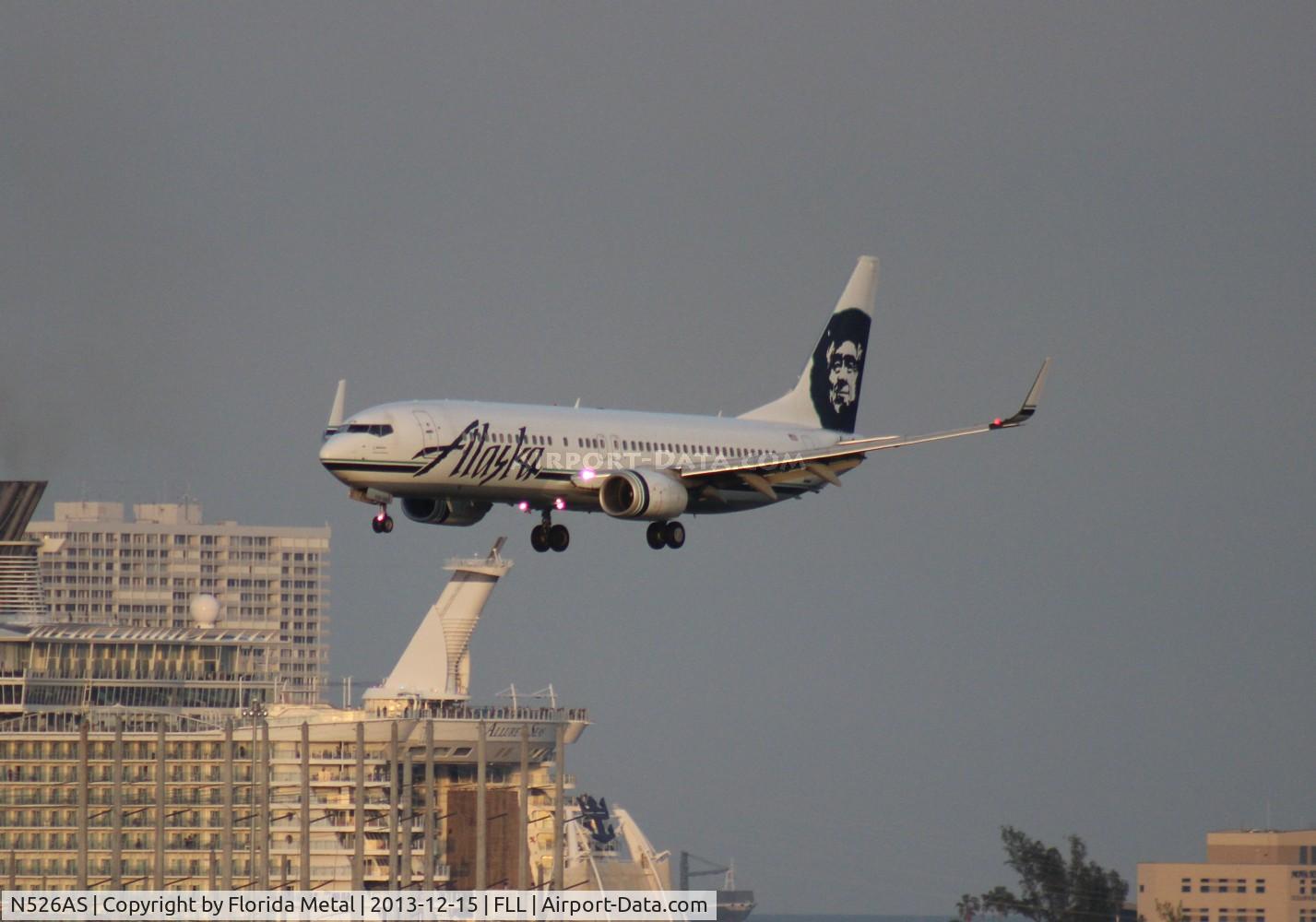 N526AS, 2009 Boeing 737-890 C/N 35196, Alaska Airlines 737-800