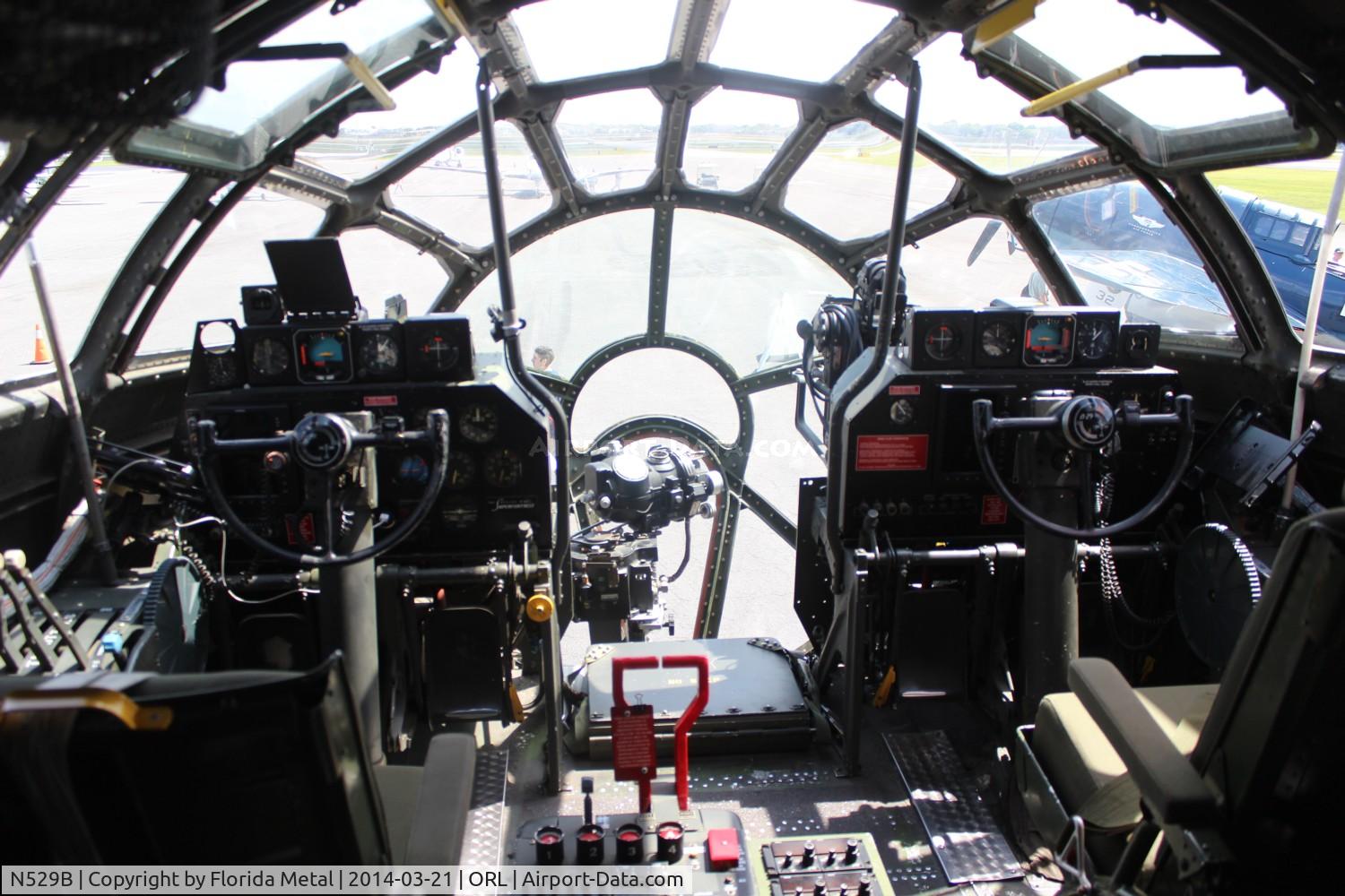 N529B, 1944 Boeing B-29A-60-BN Superfortress C/N 11547, Cockpit of Fifi