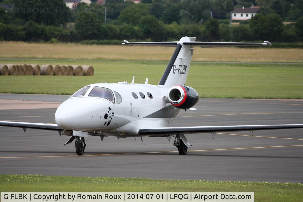 G-FLBK, 2008 Cessna 510 Citation Mustang Citation Mustang C/N 510-0068, Parked