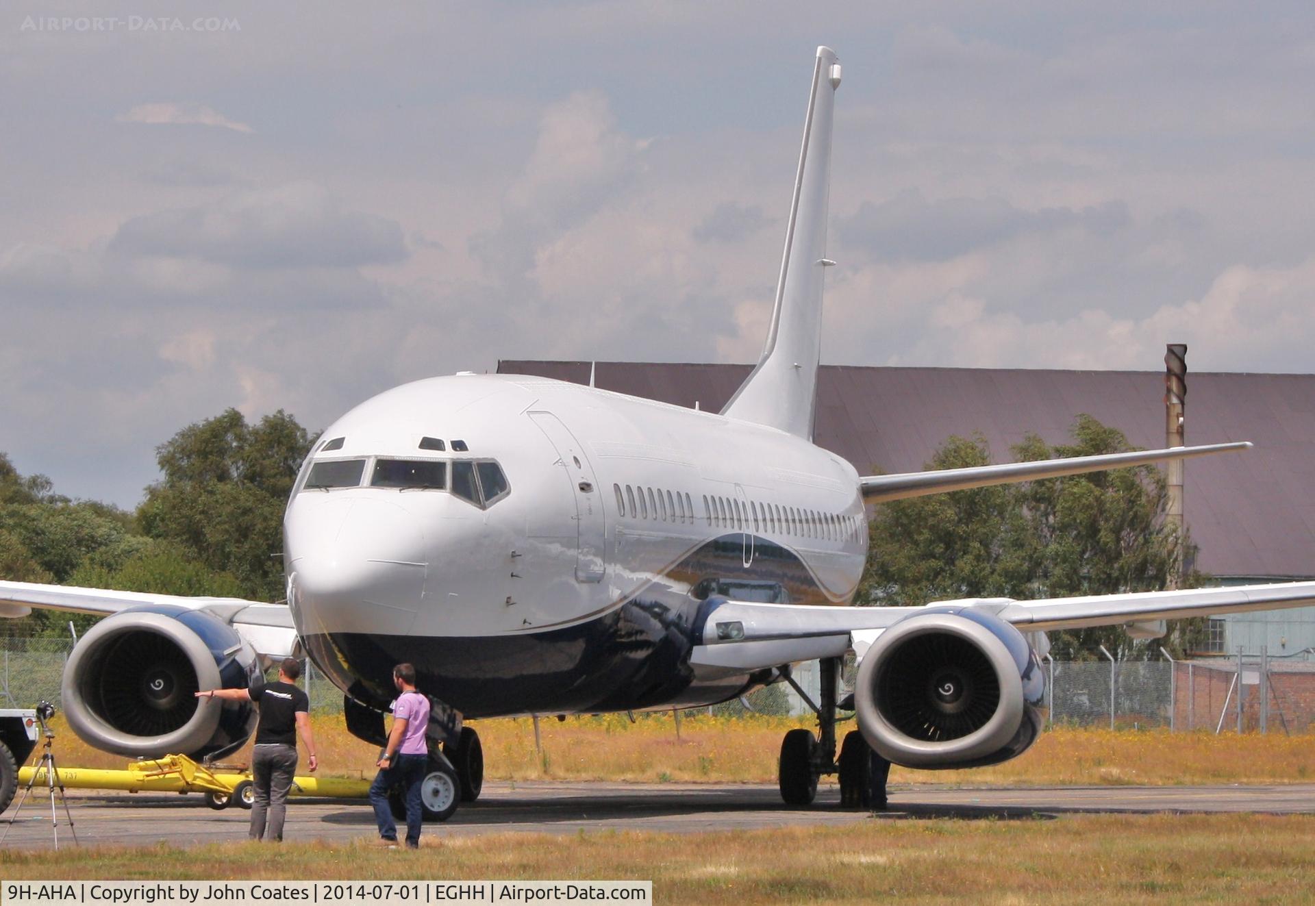 9H-AHA, 1991 Boeing 737-505 C/N 24647, Being prepared at European