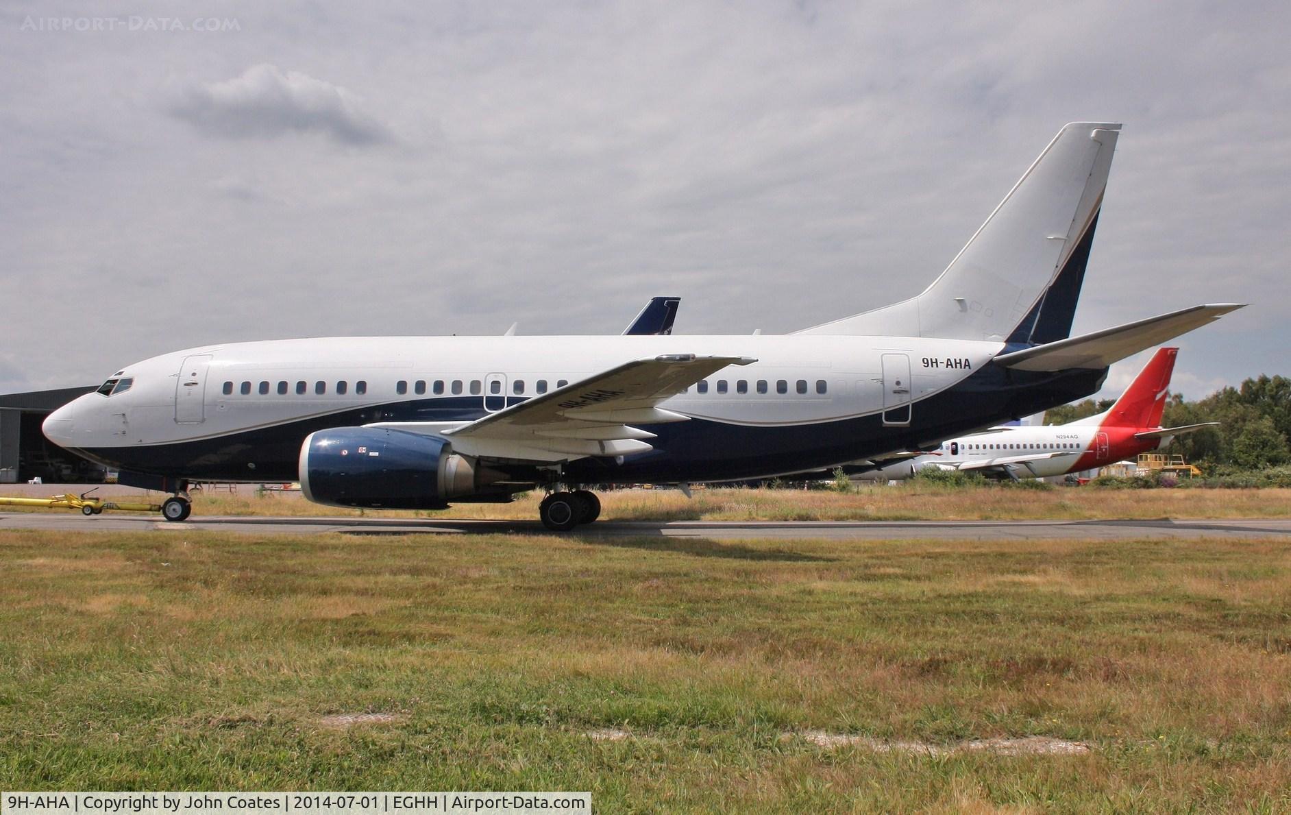 9H-AHA, 1991 Boeing 737-505 C/N 24647, ex G-CHAK and N647EL being prepared for new operator