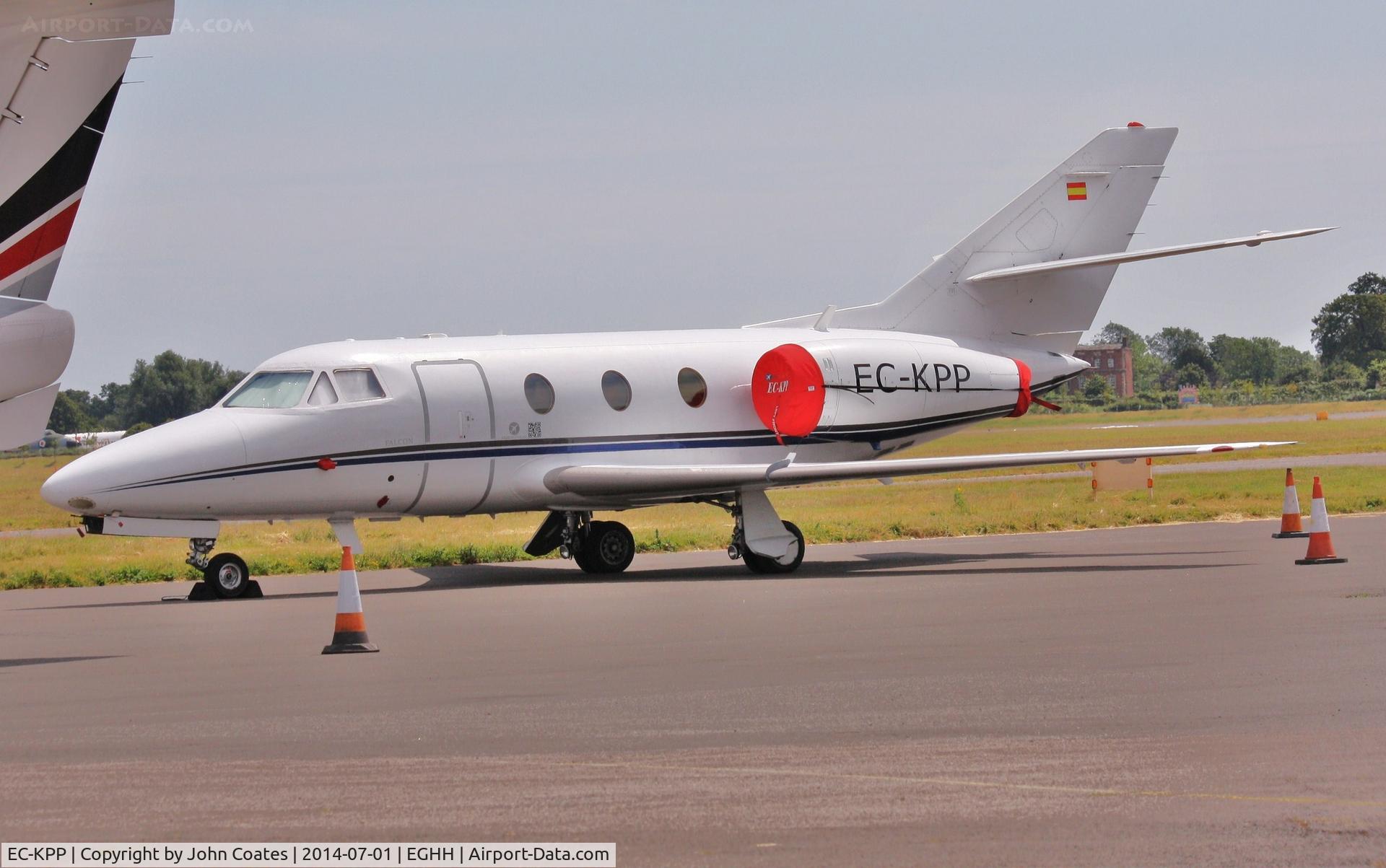 EC-KPP, 1986 Dassault Falcon 100 C/N 209, At Signatures