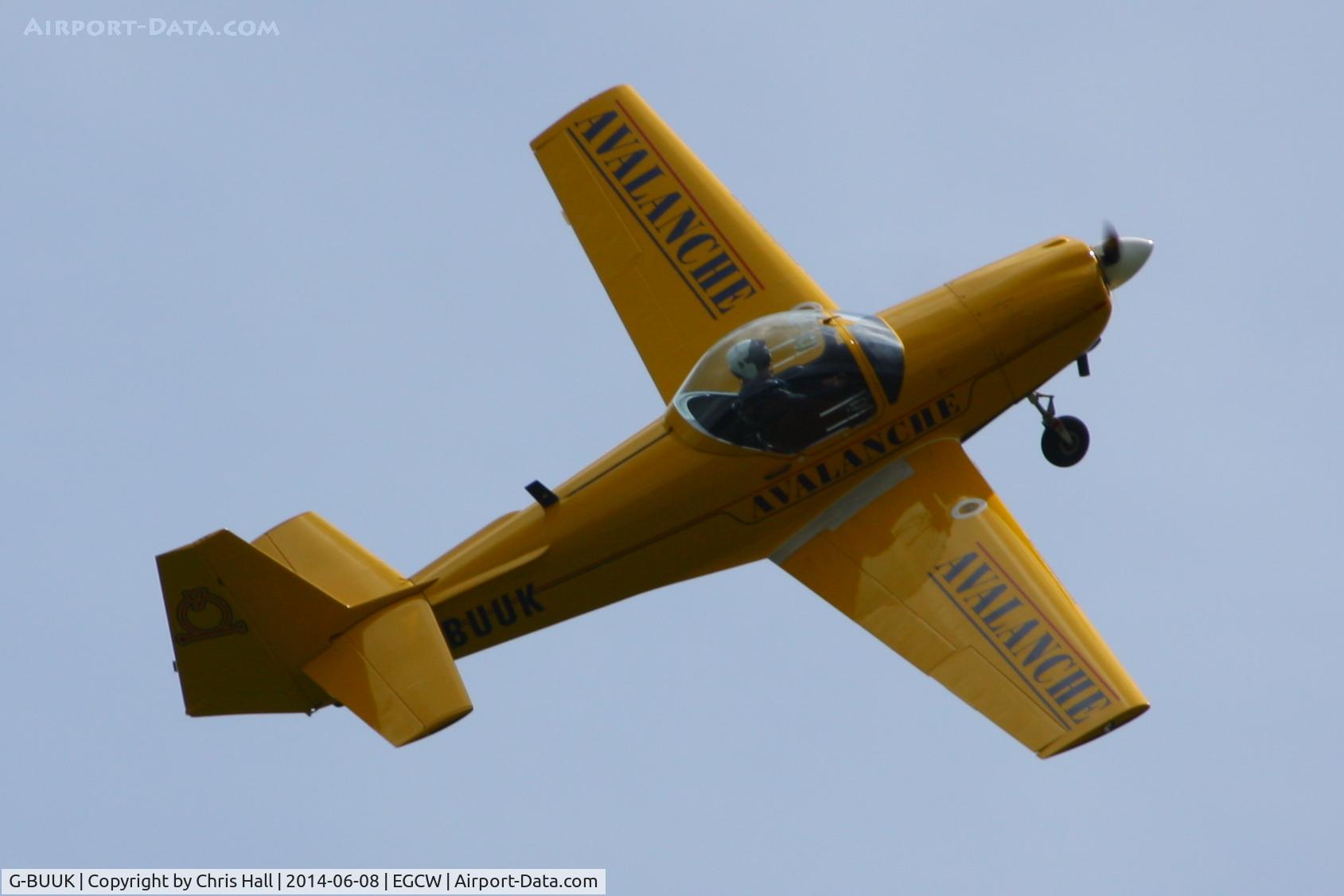 G-BUUK, 1993 Slingsby T-67M Firefly Mk2 C/N 2121, at the Bob Jones Memorial Airshow, Welshpool