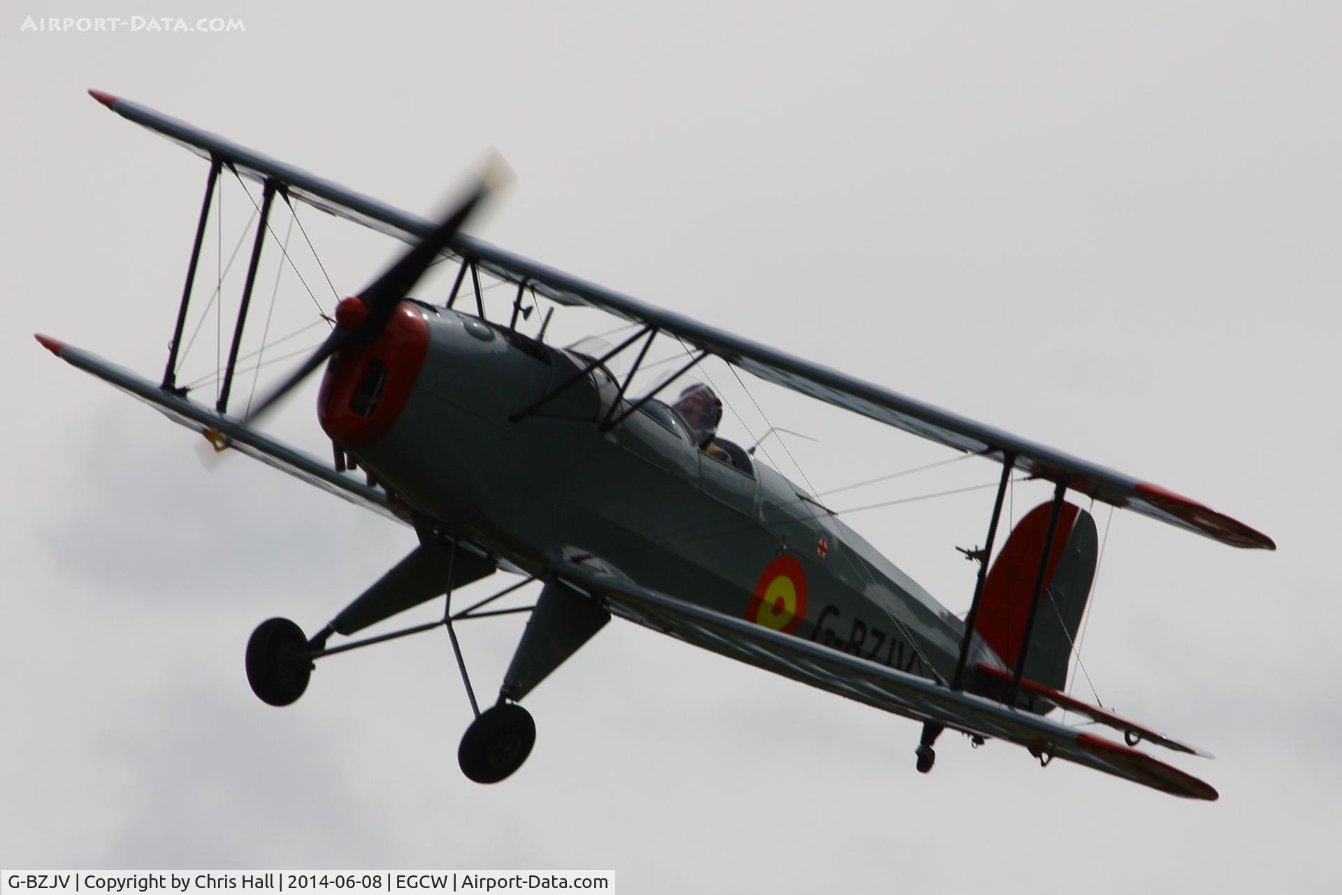 G-BZJV, 1957 CASA 1-131E Srs 1000 C/N 1075, at the Bob Jones Memorial Airshow, Welshpool