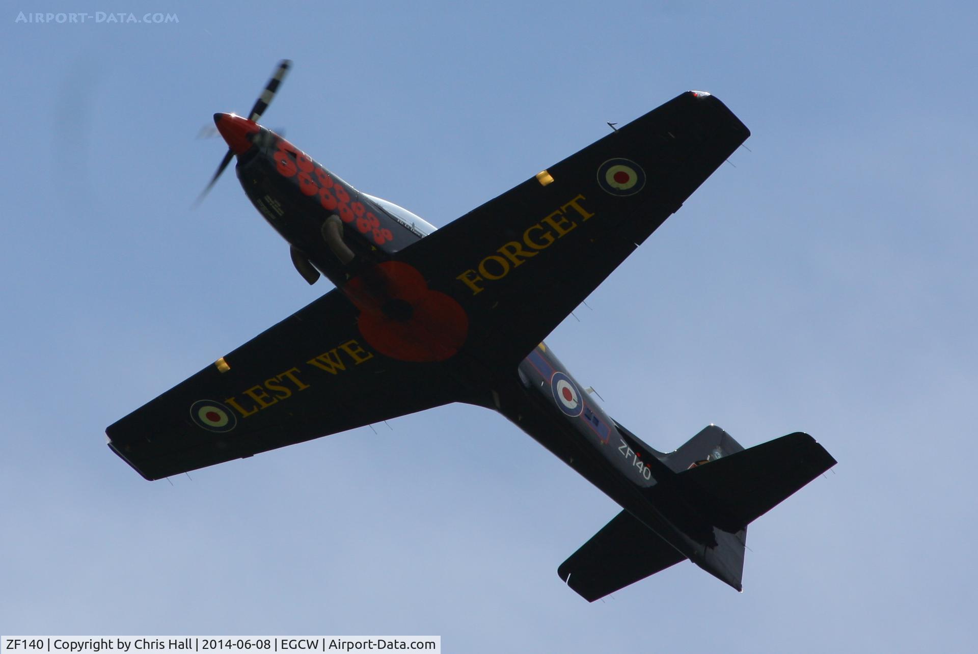 ZF140, 1988 Short S-312 Tucano T1 C/N S006/T6, at the Bob Jones Memorial Airshow, Welshpool