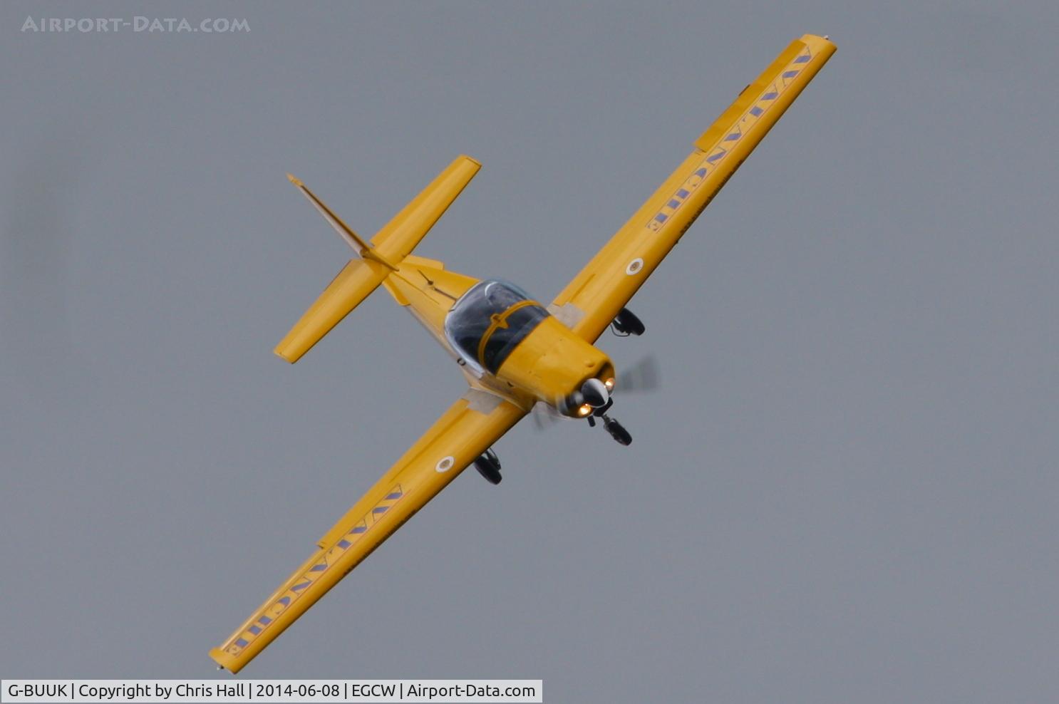 G-BUUK, 1993 Slingsby T-67M Firefly Mk2 C/N 2121, at the Bob Jones Memorial Airshow, Welshpool