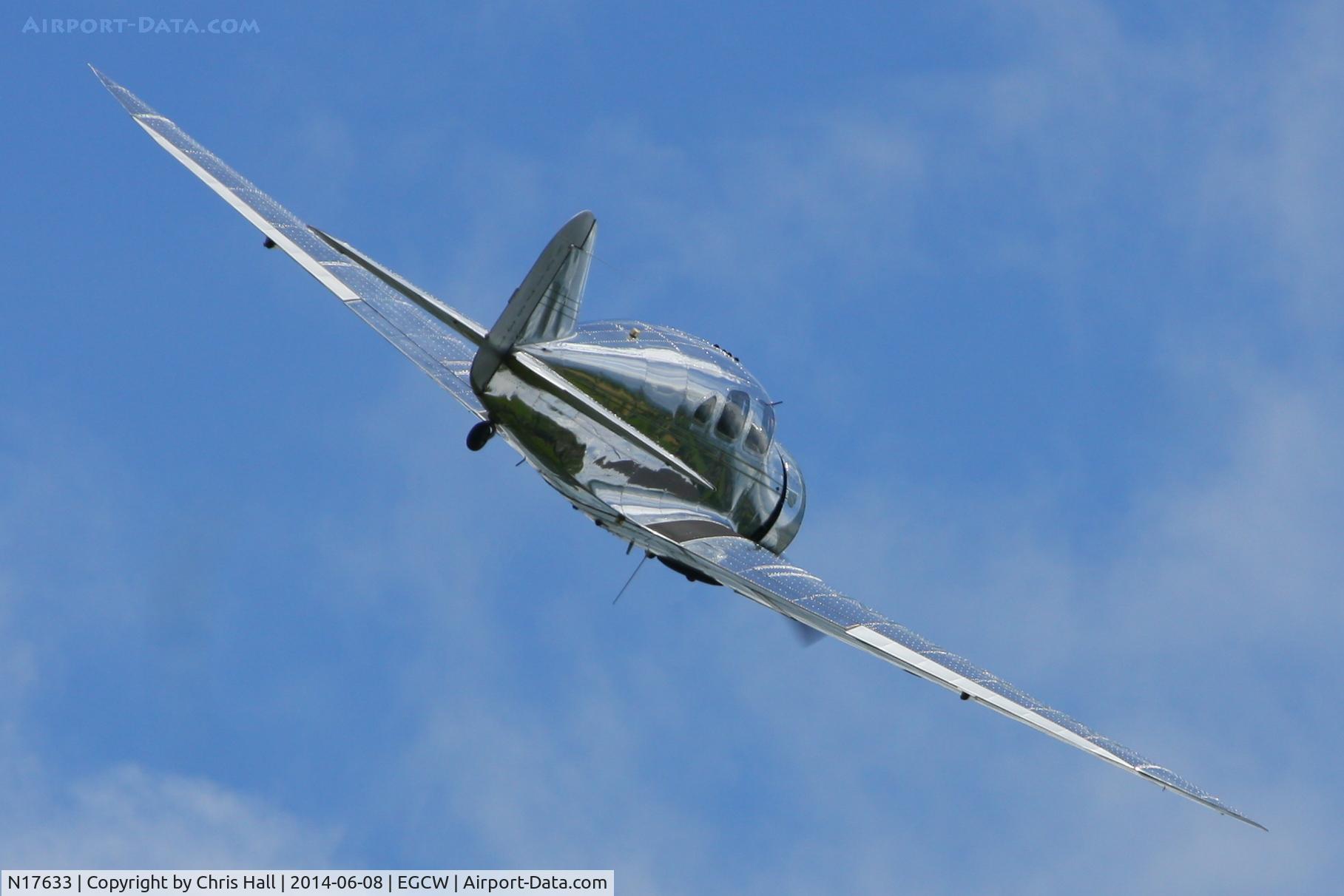 N17633, 1939 Spartan 7W Executive C/N 21, at the Bob Jones Memorial Airshow, Welshpool