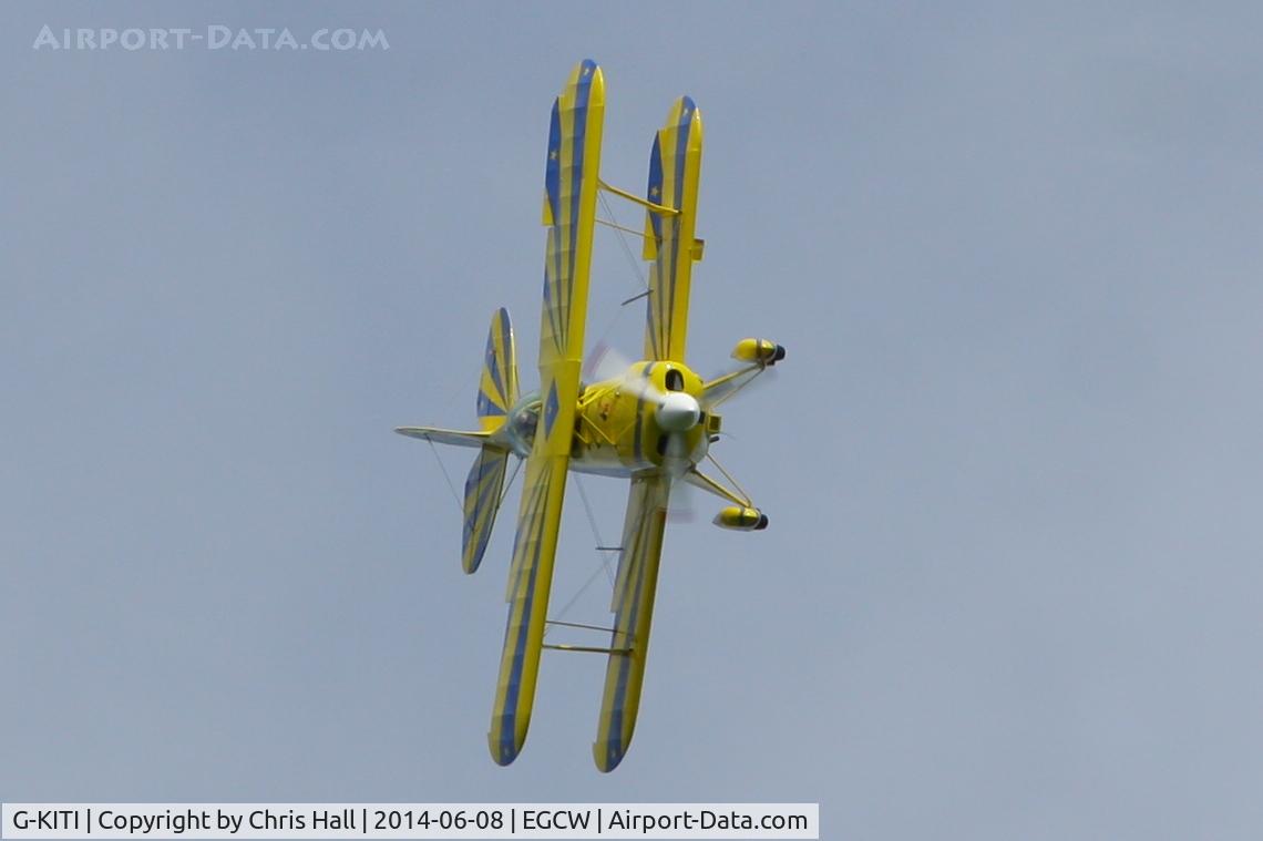 G-KITI, 1982 Pitts S-2E Special C/N 002, at the Bob Jones Memorial Airshow, Welshpool