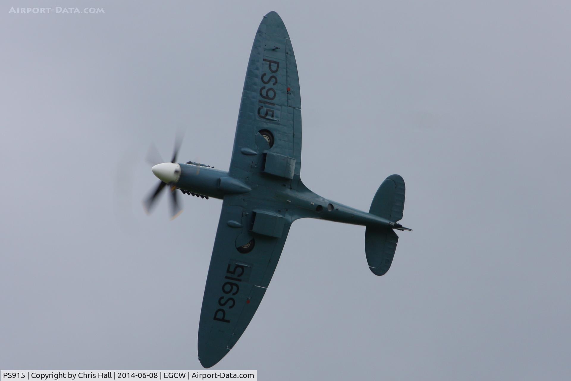 PS915, 1945 Supermarine 389 Spitfire PR.XIX C/N 6S/585121, at the Bob Jones Memorial Airshow, Welshpool