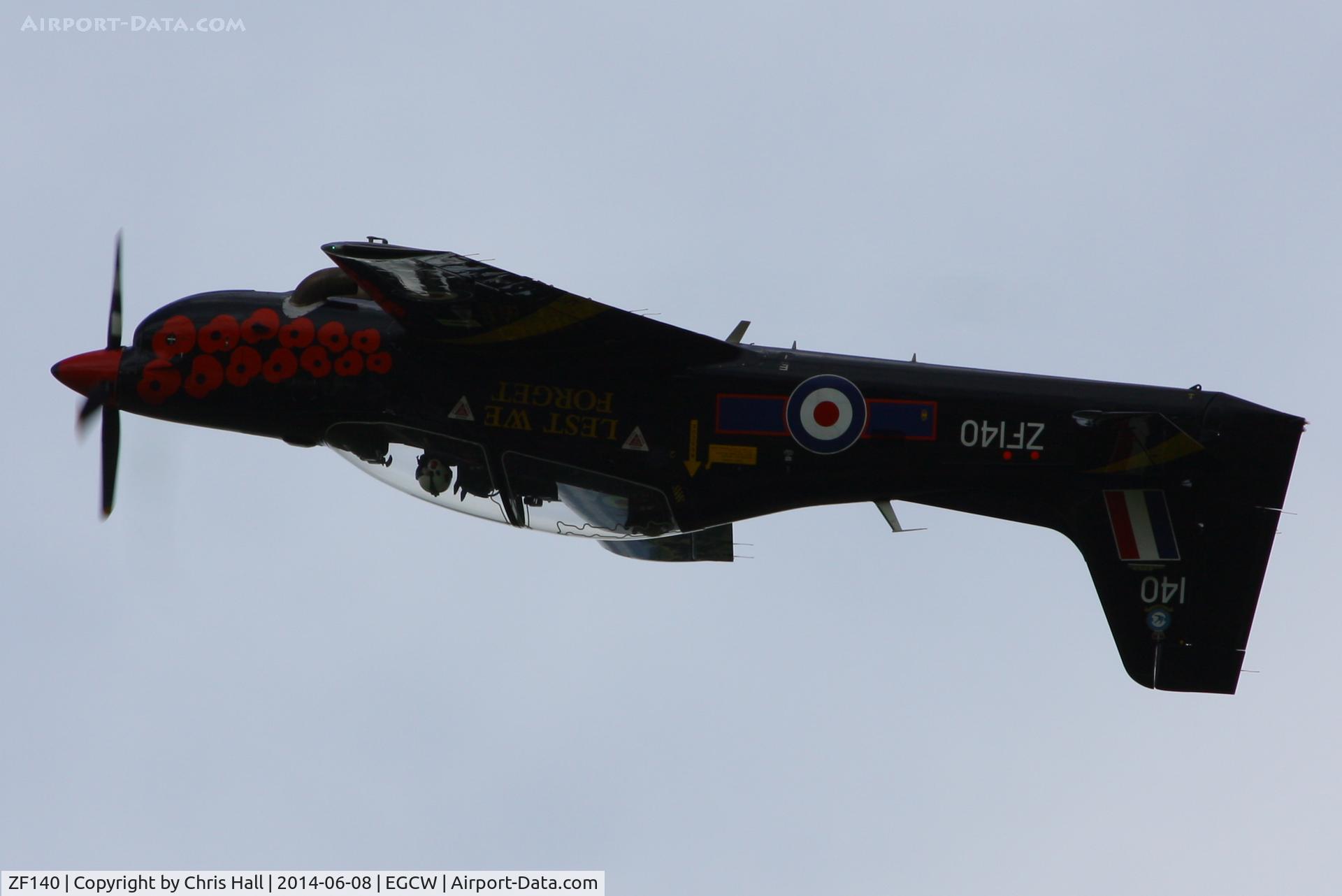 ZF140, 1988 Short S-312 Tucano T1 C/N S006/T6, at the Bob Jones Memorial Airshow, Welshpool