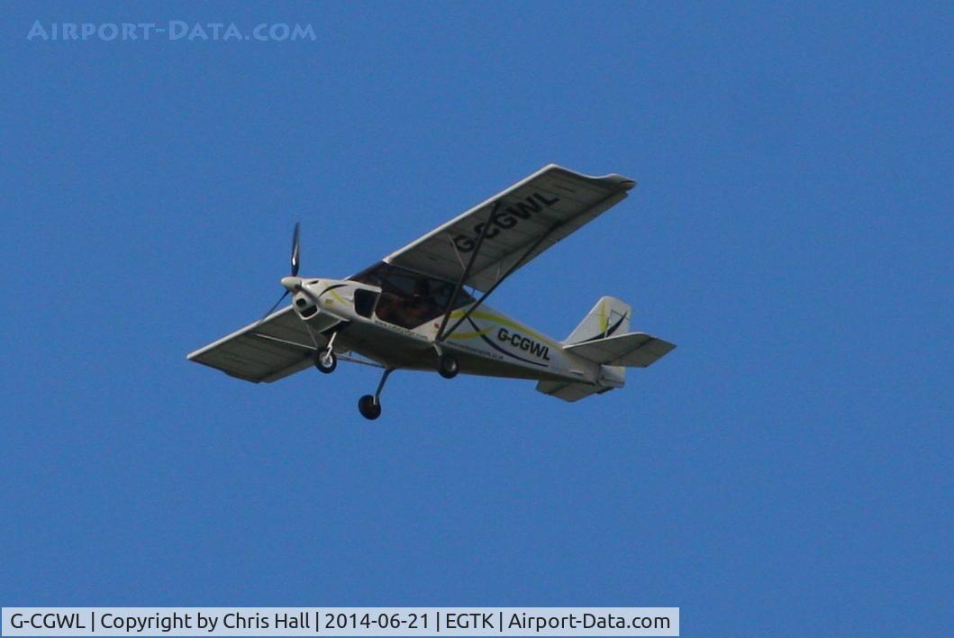 G-CGWL, 2011 Best Off Skyranger Nynja 912S(1) C/N BMAA/HB/601, flying over Oxford airport