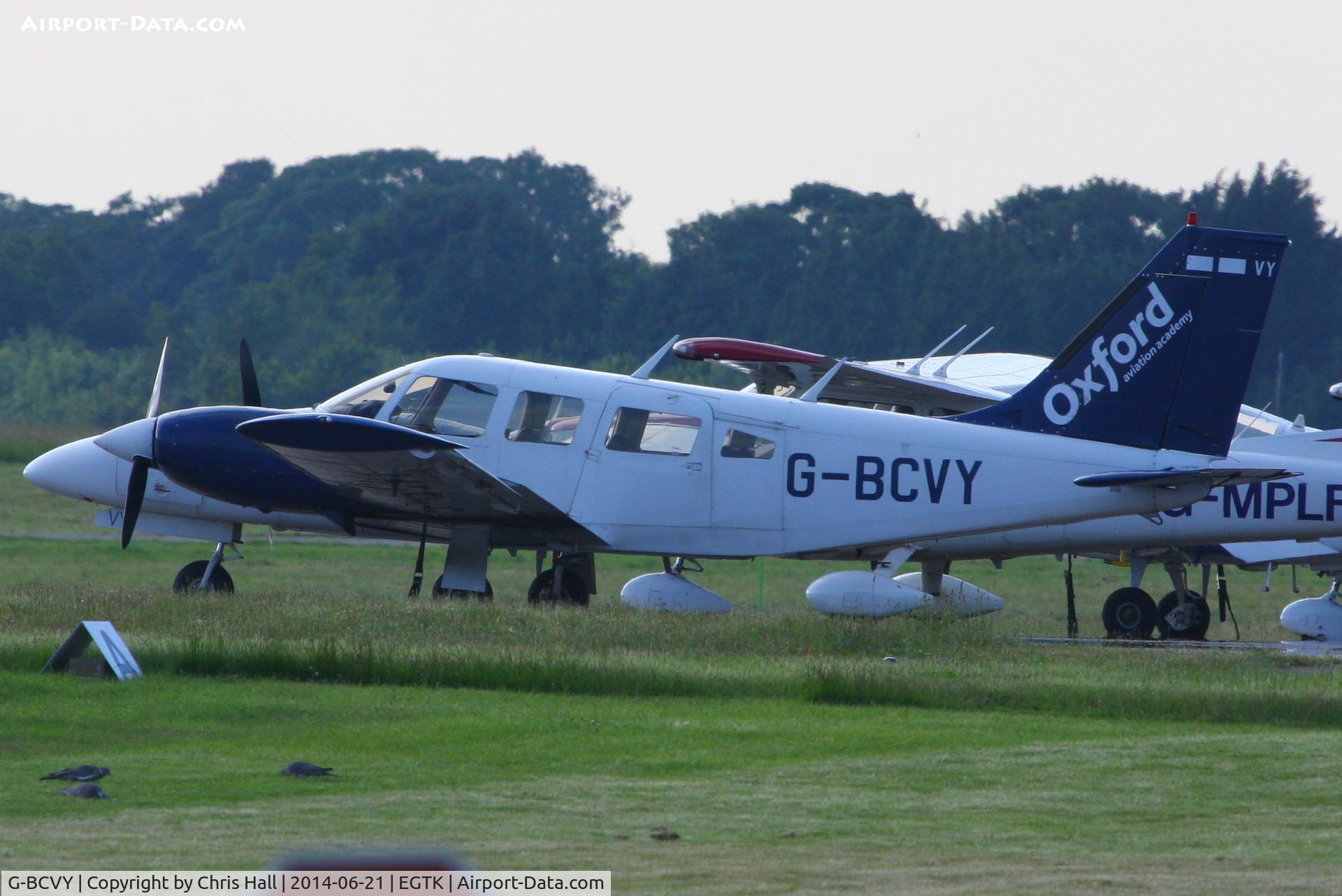G-BCVY, 1974 Piper PA-34-200T Seneca II C/N 34-7570022, Oxford Aviation Academy