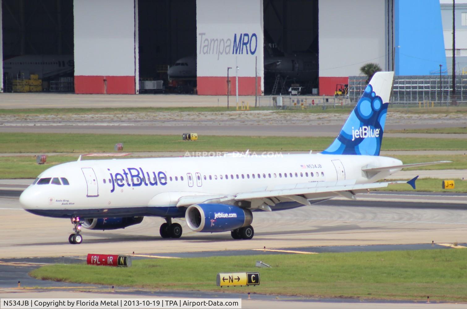 N534JB, 2002 Airbus A320-232 C/N 1705, Jet Blue A320