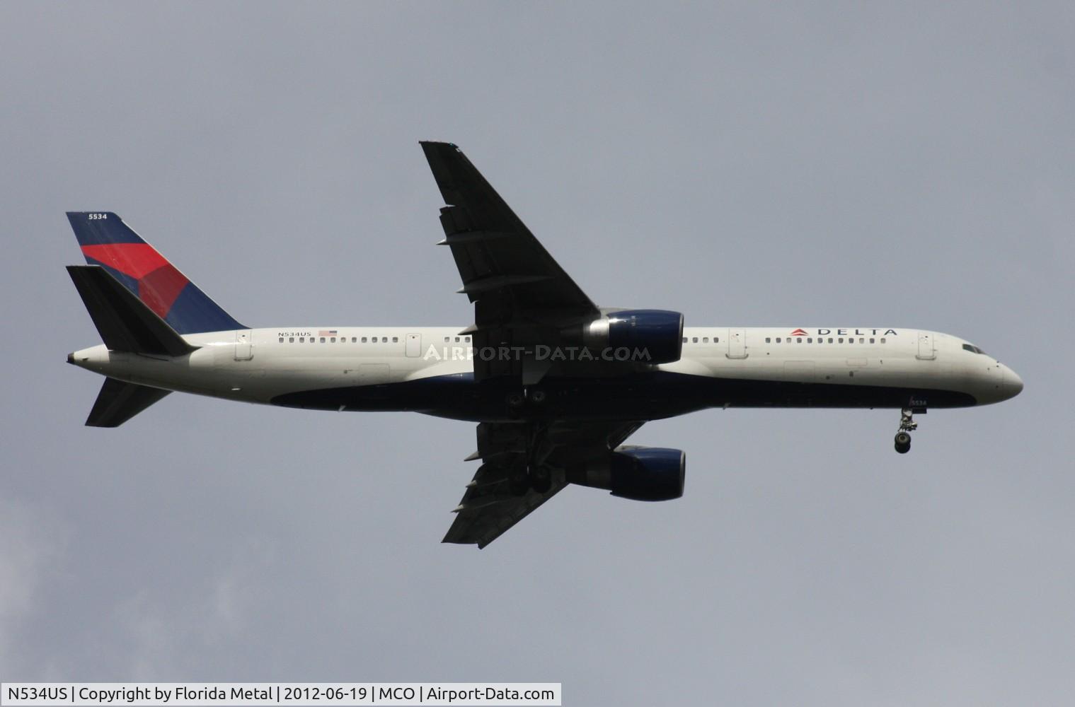 N534US, 1988 Boeing 757-251 C/N 24265, Delta 757-200
